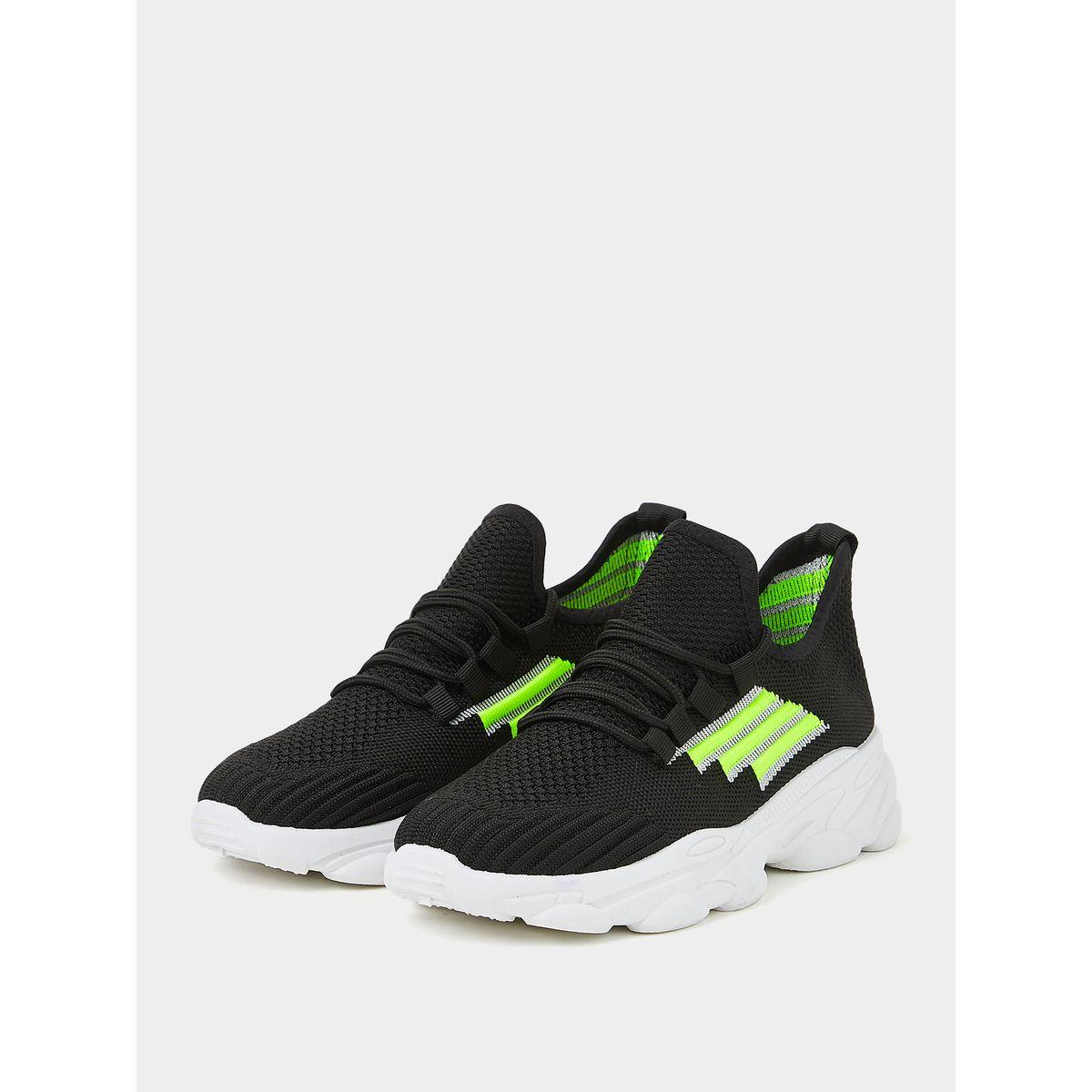 حذاء سنيكرز محبوك برباط غلق-women-shoes-sneakers-image-3