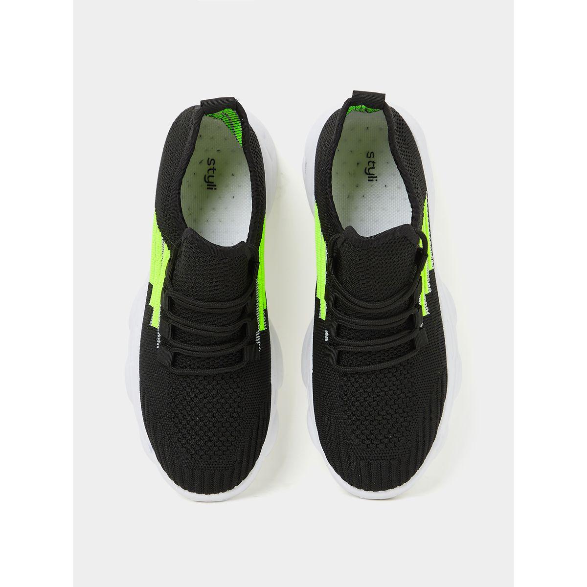 Styli Chunky Sole Knitted Sneakers-women-shoes-sneakers-image-6