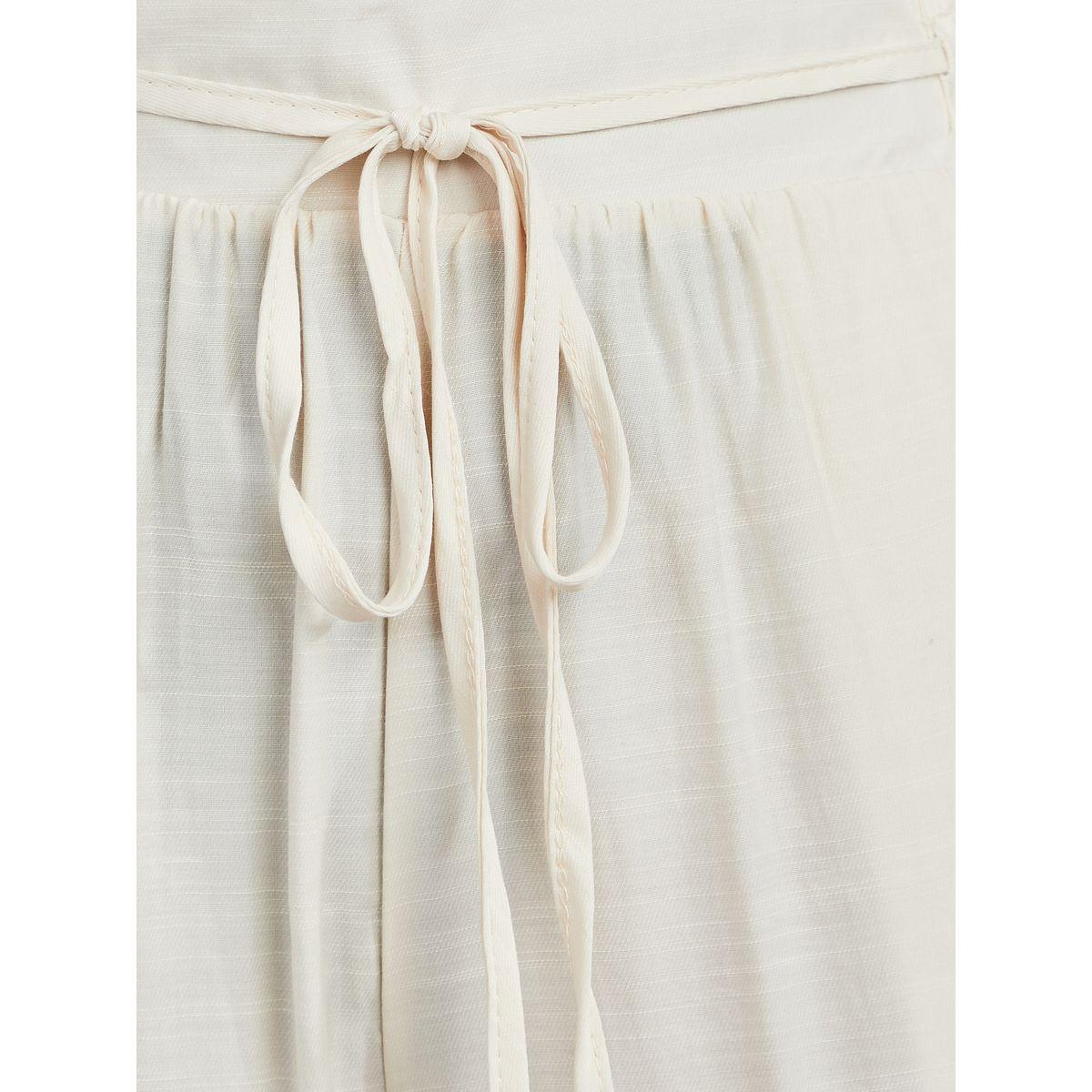 Styli Solid Wide Leg Tie Front Pants-women-clothing-bottoms-trousers-image-3