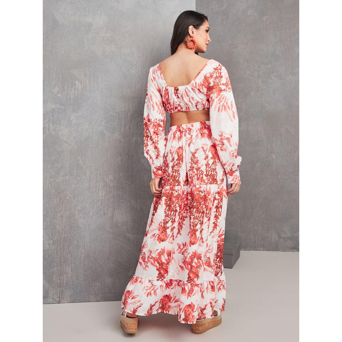 Styli Cut-Out Waist Plunge Neck A-Line Maxi Dress-women-clothing-dresses-image-4