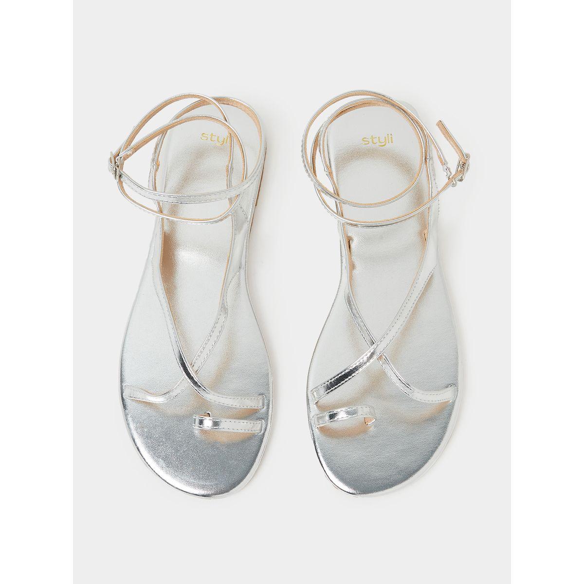 صندل فلات بسير كاحل-women-shoes-sandals-flats-image-5