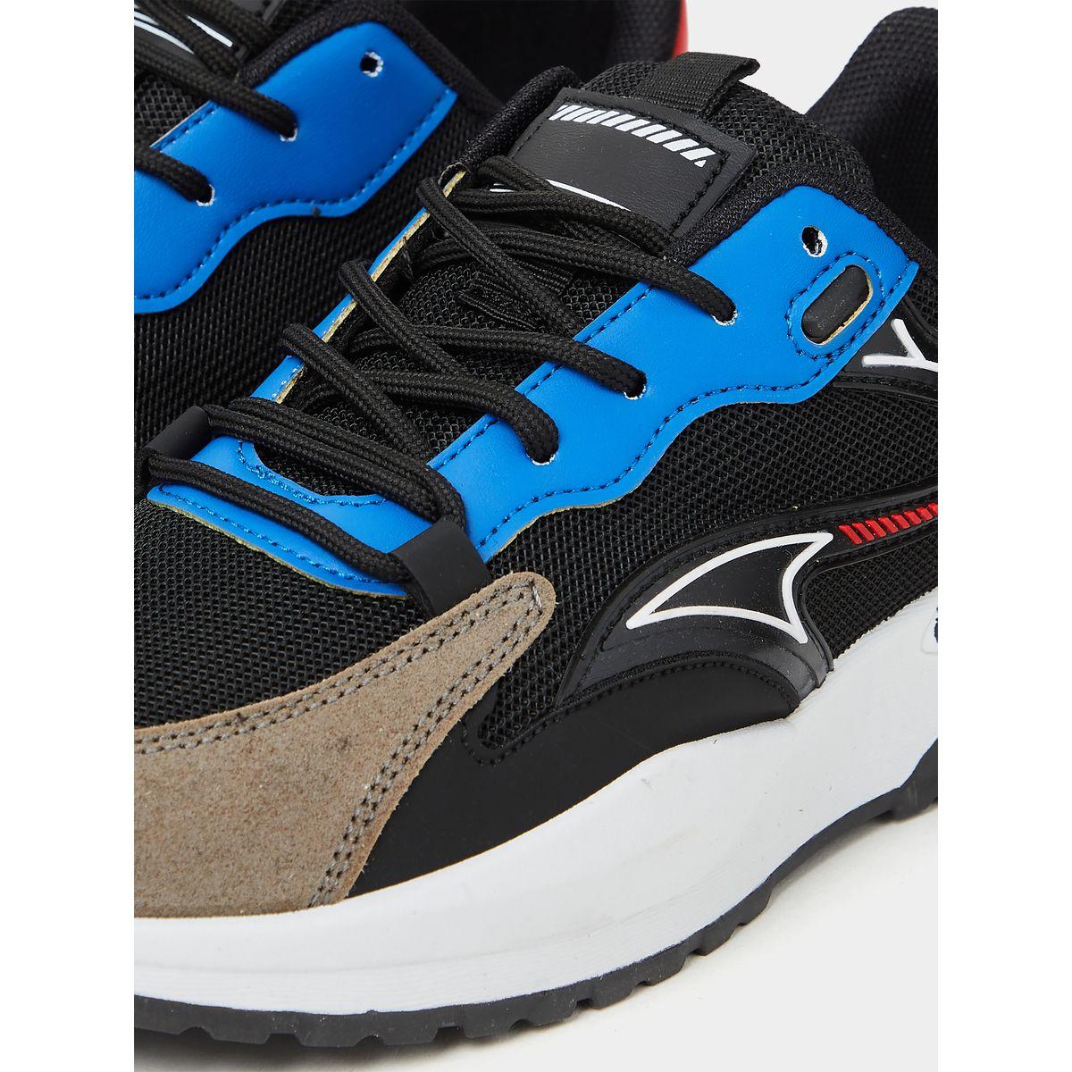 Styli Colorblock Textured Lace-Up Sneakers-men-shoes-sneakers-image-4