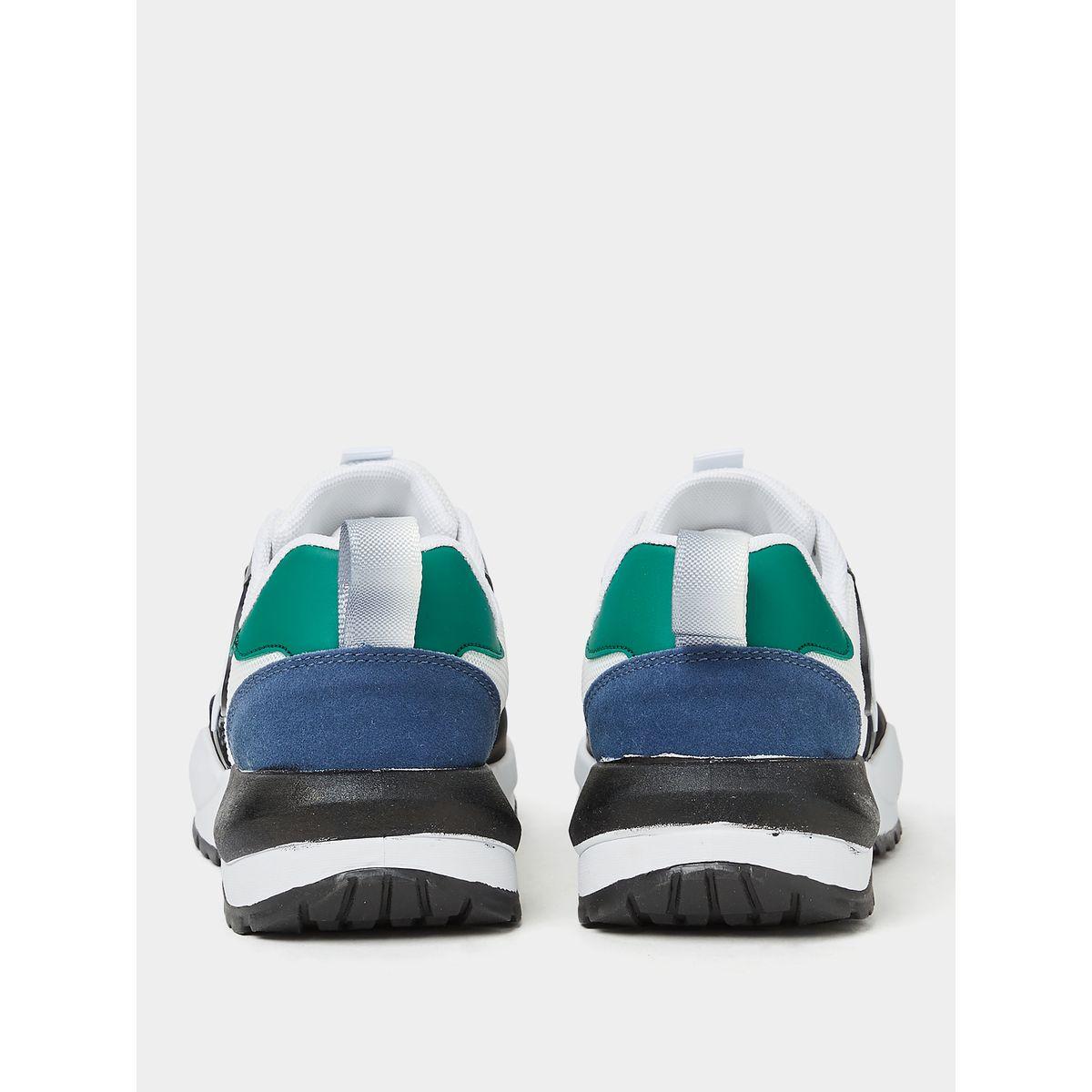 Styli Colorblock Textured Lace-Up Sneakers-men-shoes-sneakers-image-5