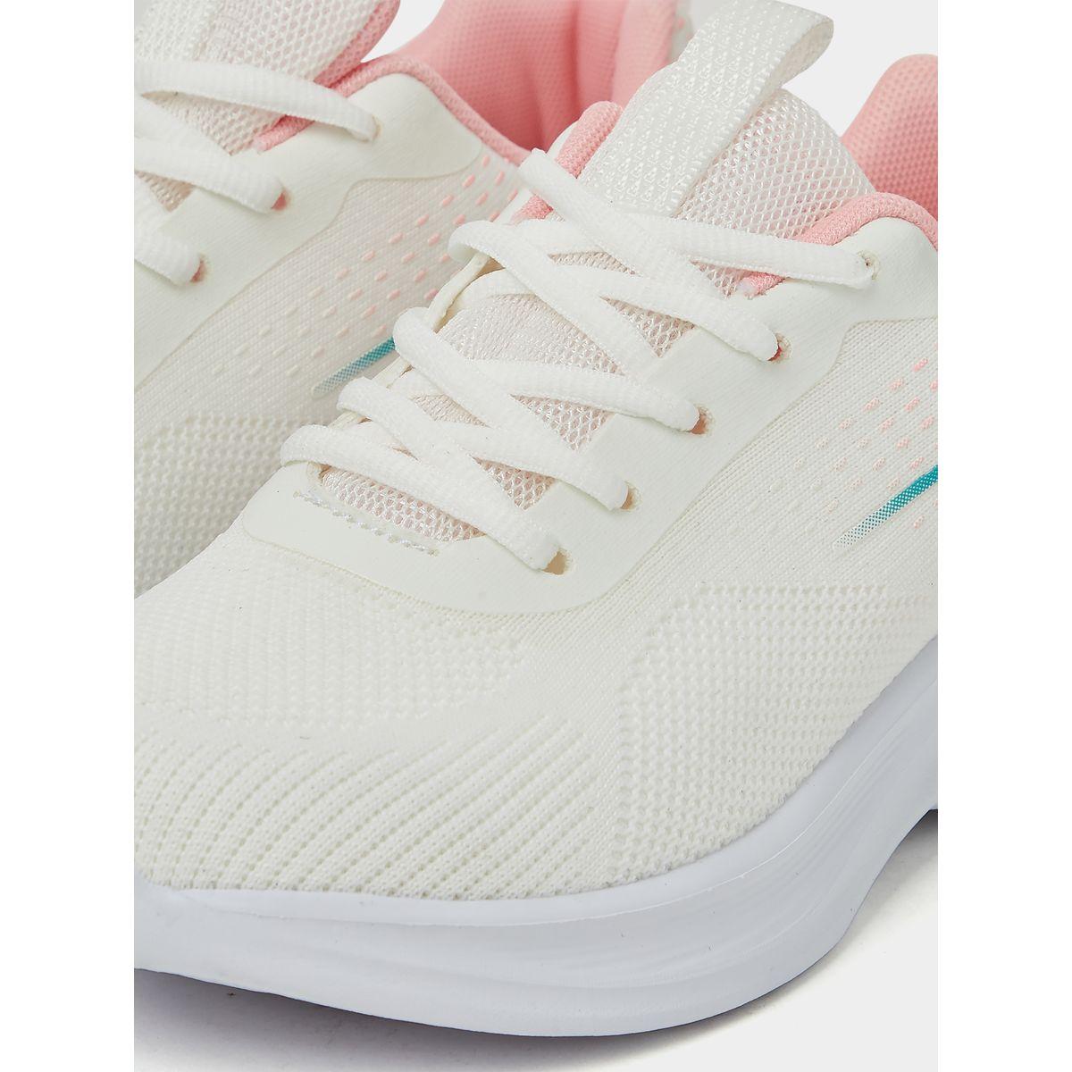 Styli Knitted Upper Lace Up Sneakers-women-shoes-sneakers-image-4