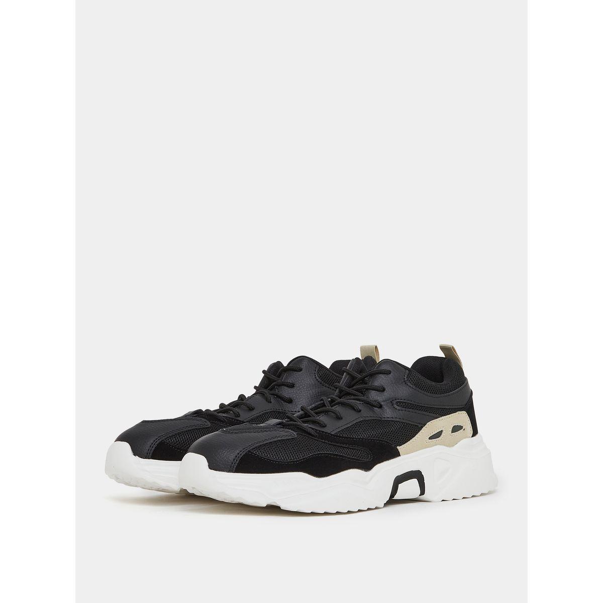Styli Textured High Top Lace Up Sneakers-men-shoes-sneakers-image-2