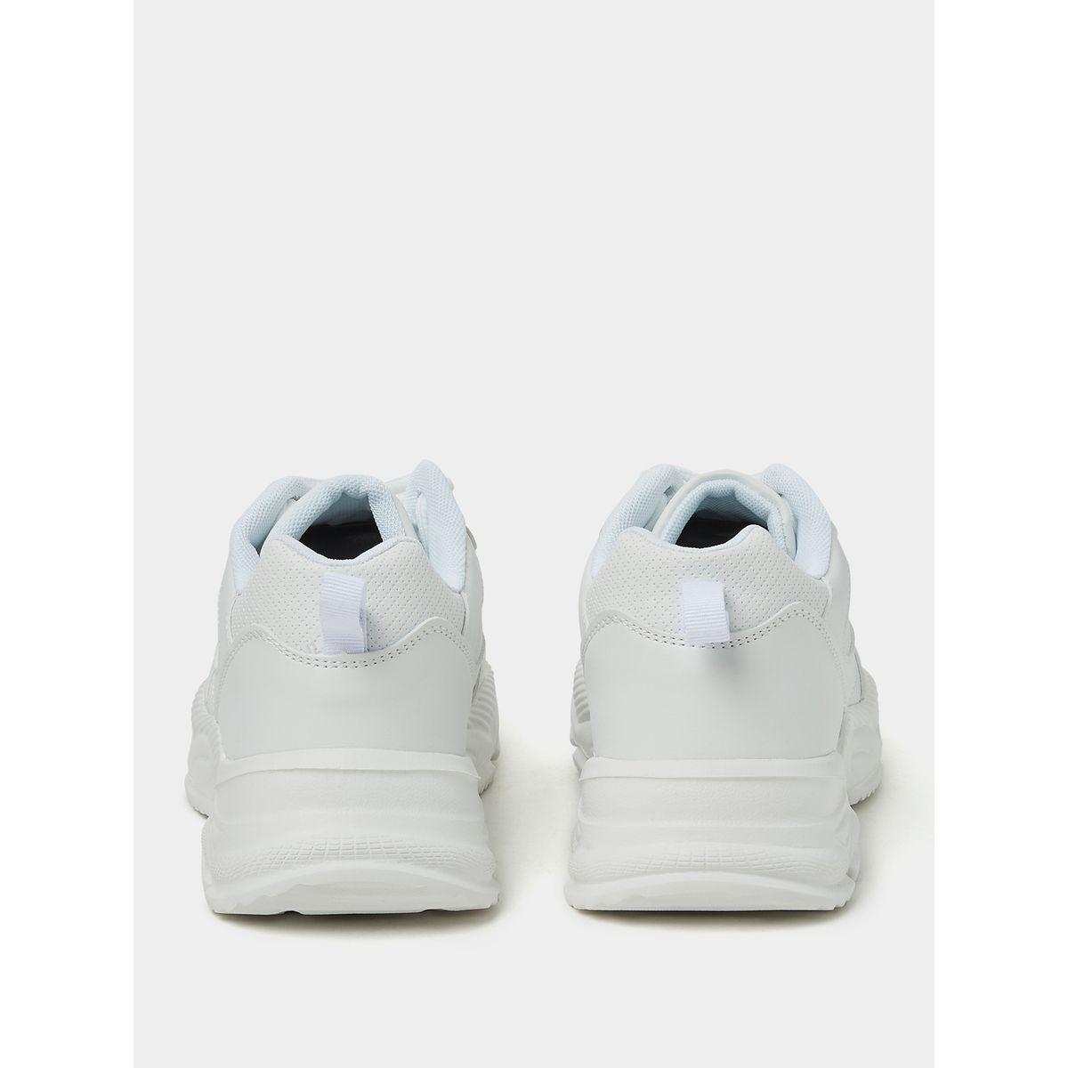 Styli Knitted Upper Lace Up Sneakers-women-shoes-sneakers-image-5