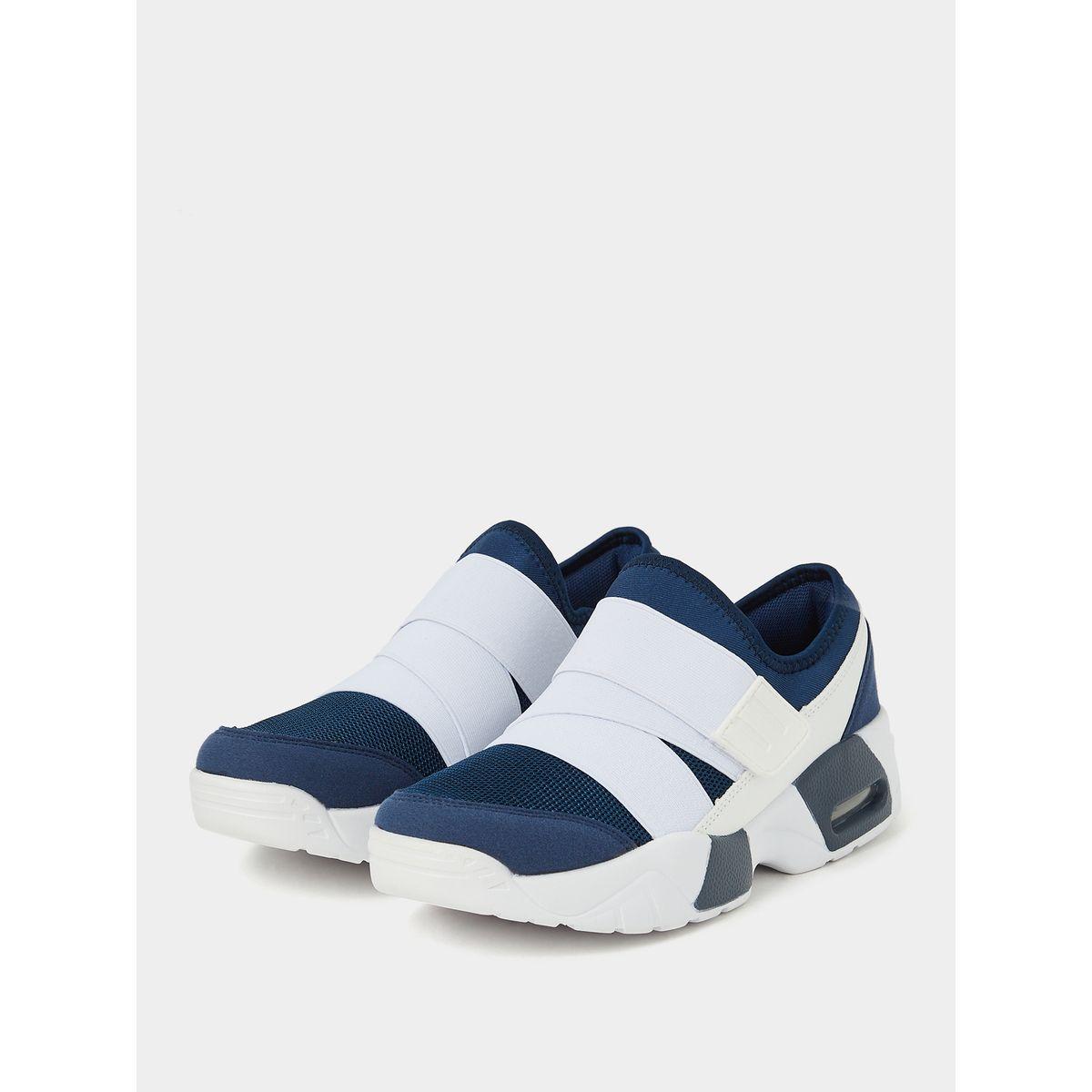 Styli Chunky Sneakers with Cross Strap Velcro Fastening-women-shoes-sneakers-image-3