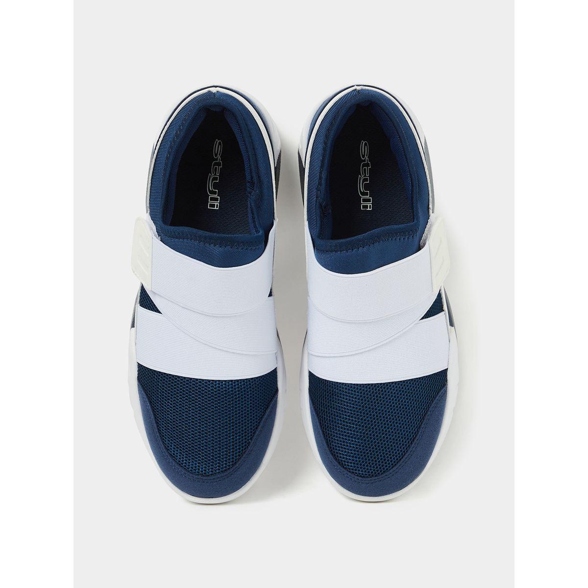 Styli Chunky Sneakers with Cross Strap Velcro Fastening-women-shoes-sneakers-image-6