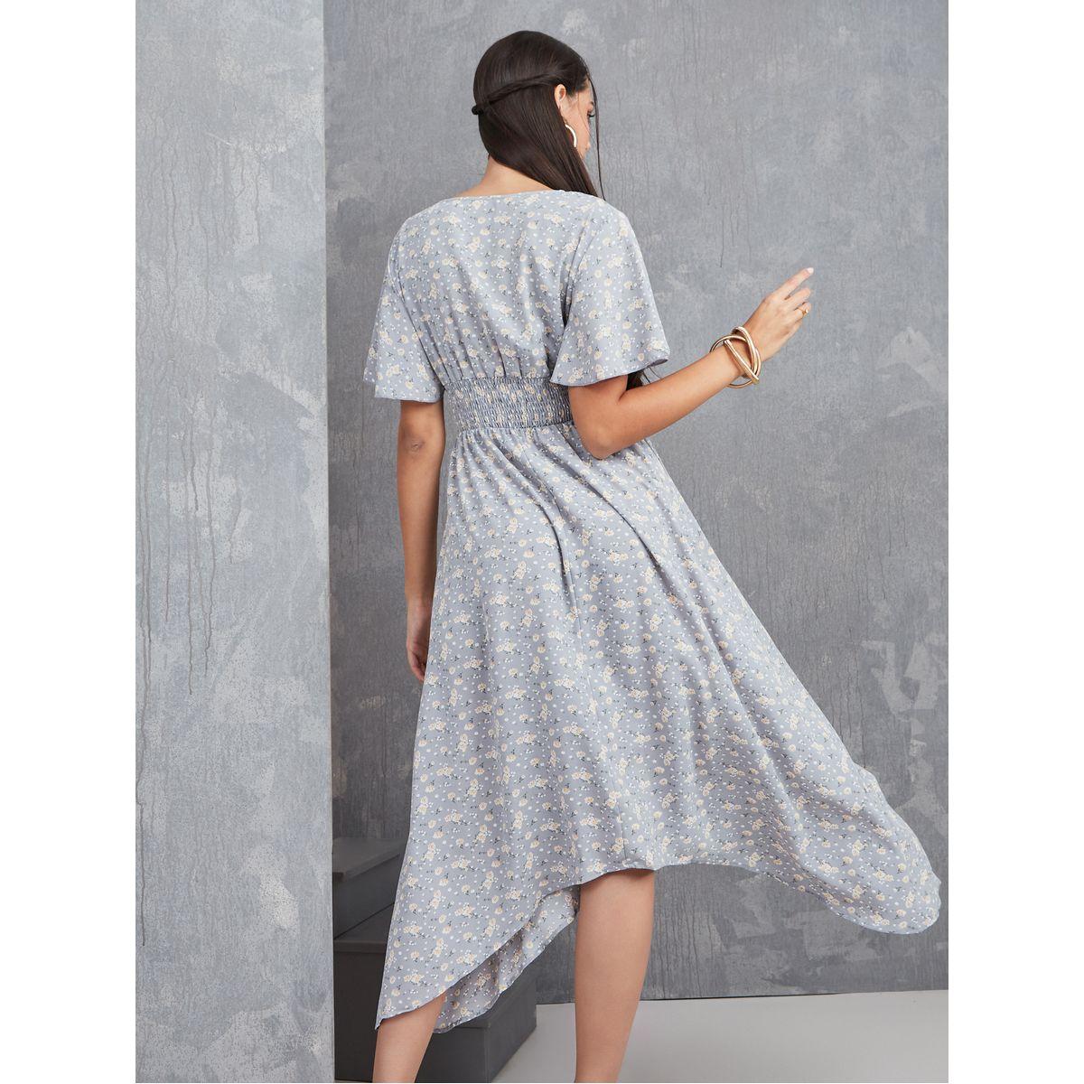 فستان ميدي بحواف غير متماثلة الطول-women-clothing-dresses-image-4