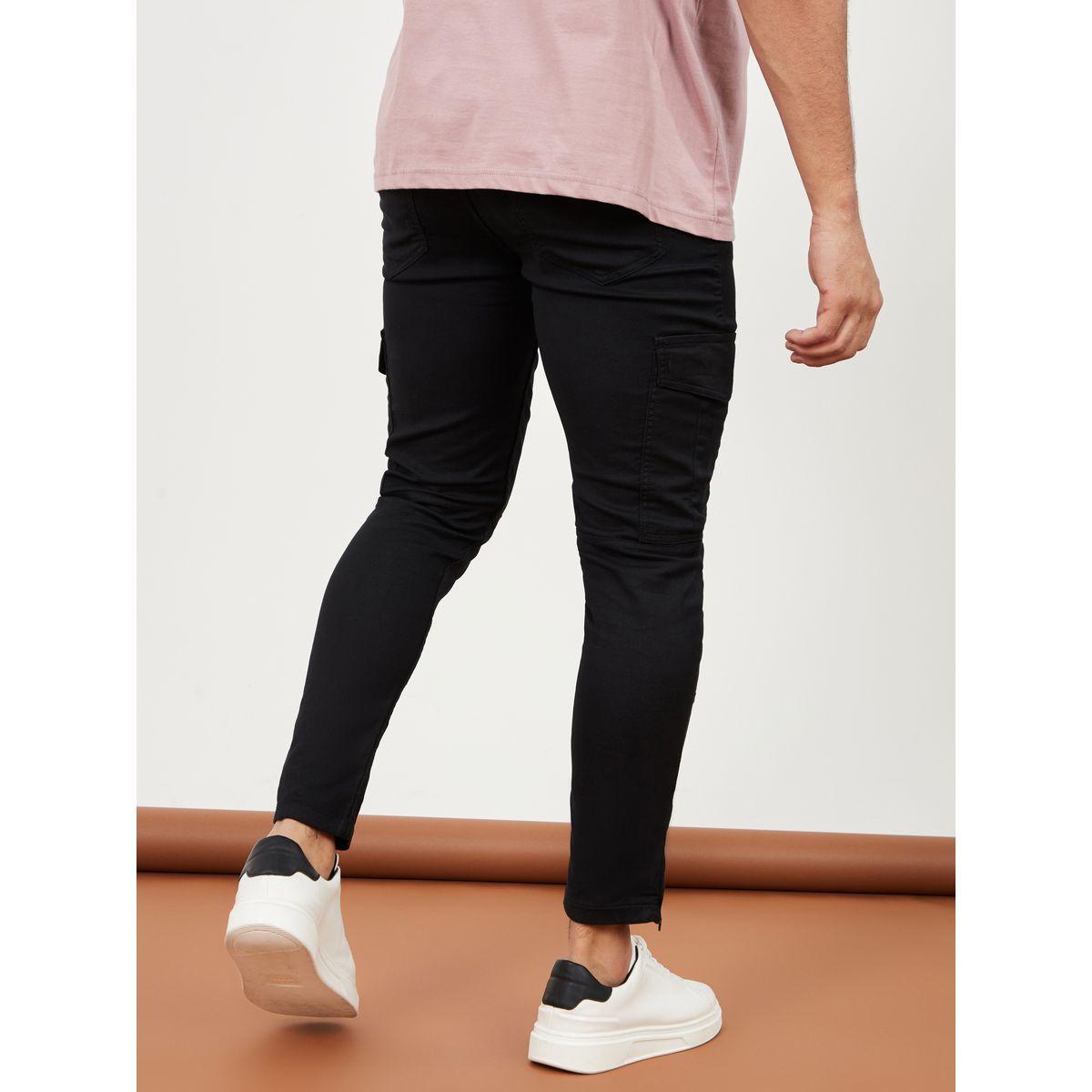 Styli Slim Fit Cargo Jeans with Zip Cuff Detail-men-clothing-bottoms-jeans-image-4