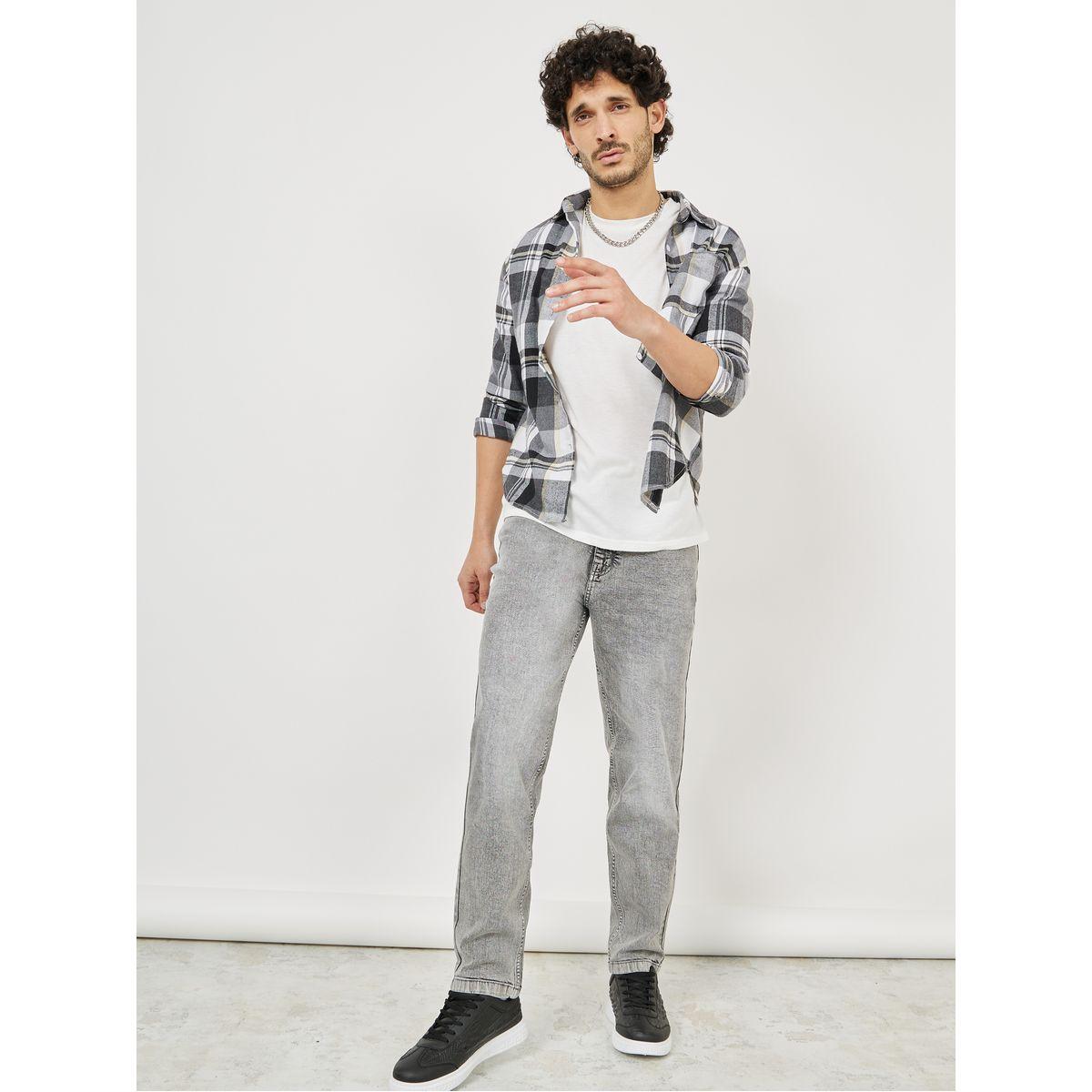 Styli Acid Wash Regular Fit Jeans-men-clothing-bottoms-jeans-image-2