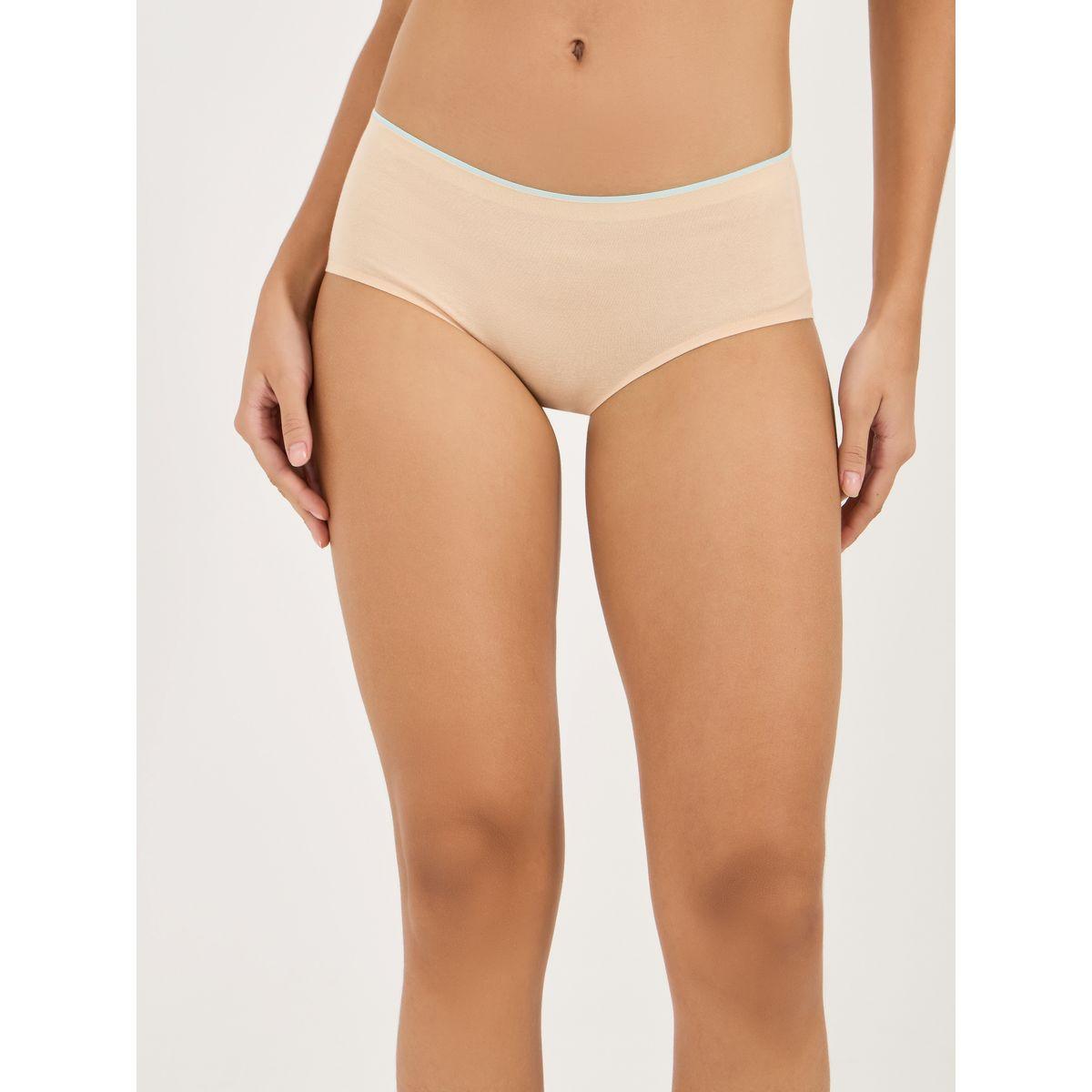 Styli Pack of 4 - Cotton Contrast Bonded Elastic Shorts-women-clothing-lingerie-panties-image-6