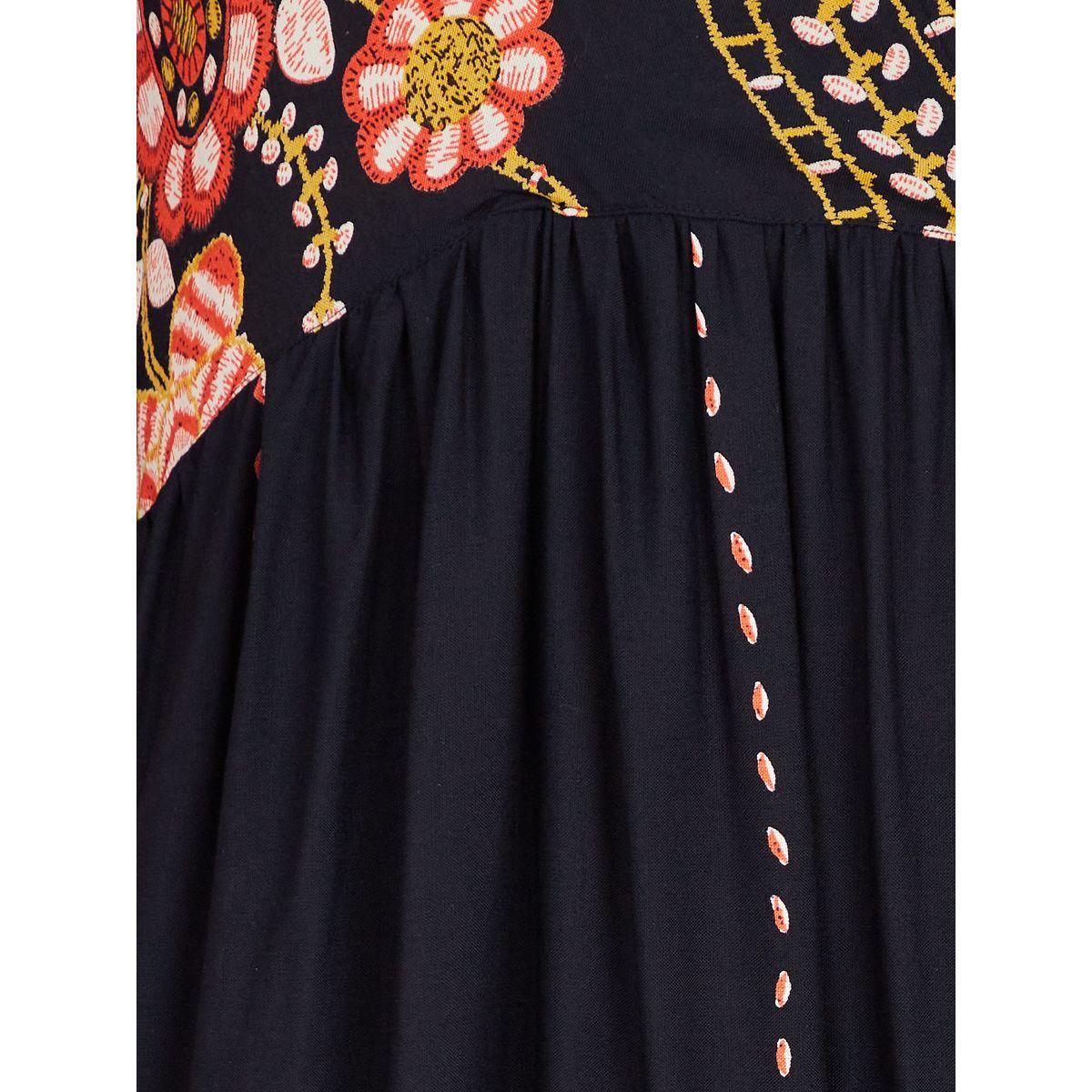 فستان ميدي مطبع بزهور-women-clothing-dresses-image-3