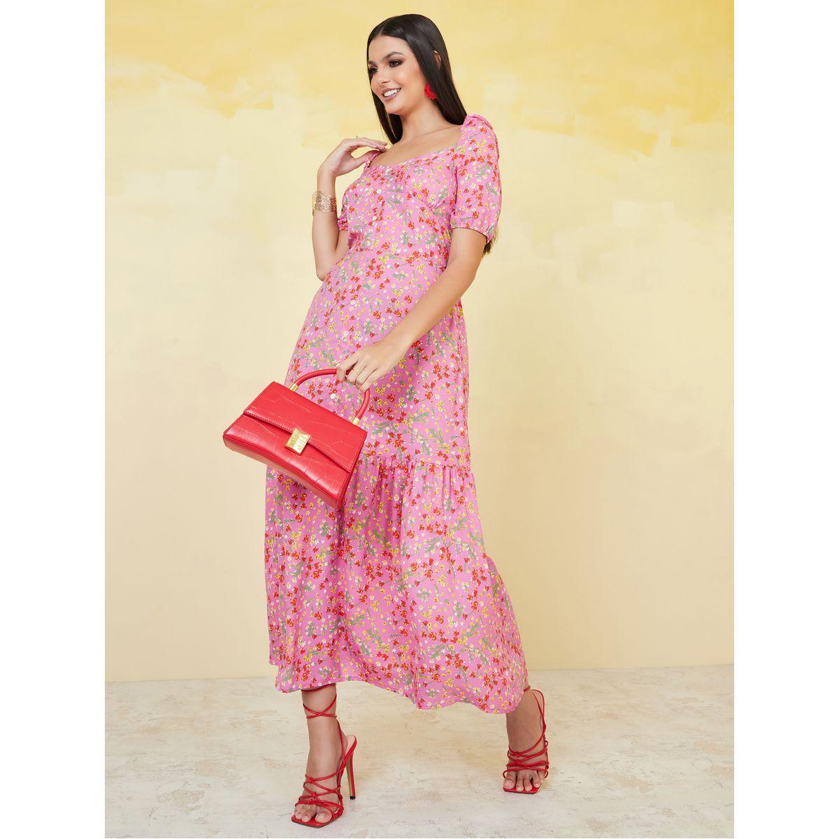 فستان طويل مطبع بزهور-women-clothing-dresses-image-1
