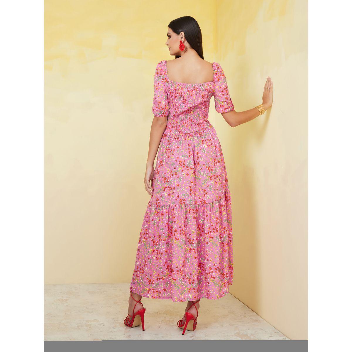 فستان طويل مطبع بزهور-women-clothing-dresses-image-4