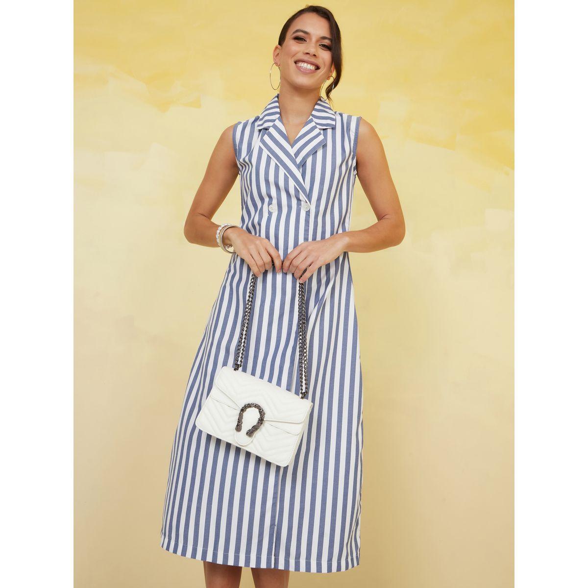 فستان ميدي مخطط بلا اكمام-women-clothing-dresses-image-2