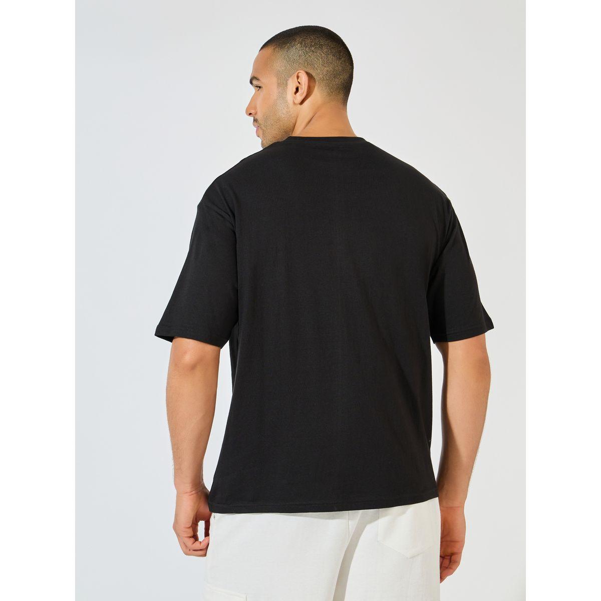 Styli Oversized Grateful Text Print T-Shirt-men-clothing-tshirtsandpolos-tshirts-image-4
