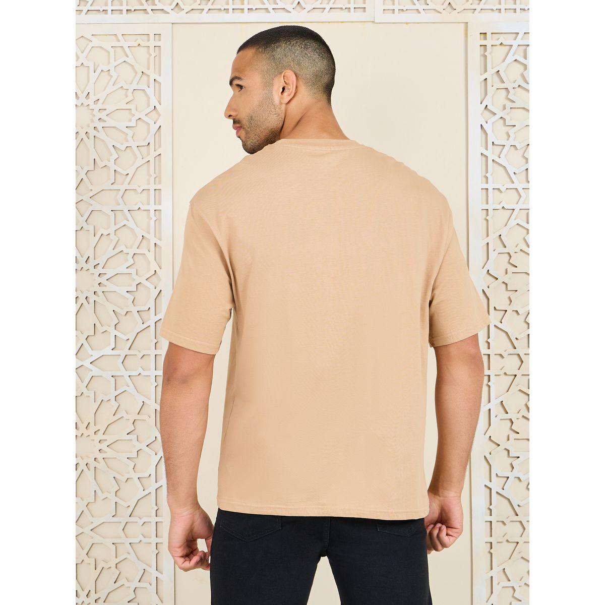Styli Oversized Grateful Chest Text Print T-Shirt-men-clothing-tshirtsandpolos-tshirts-image-4