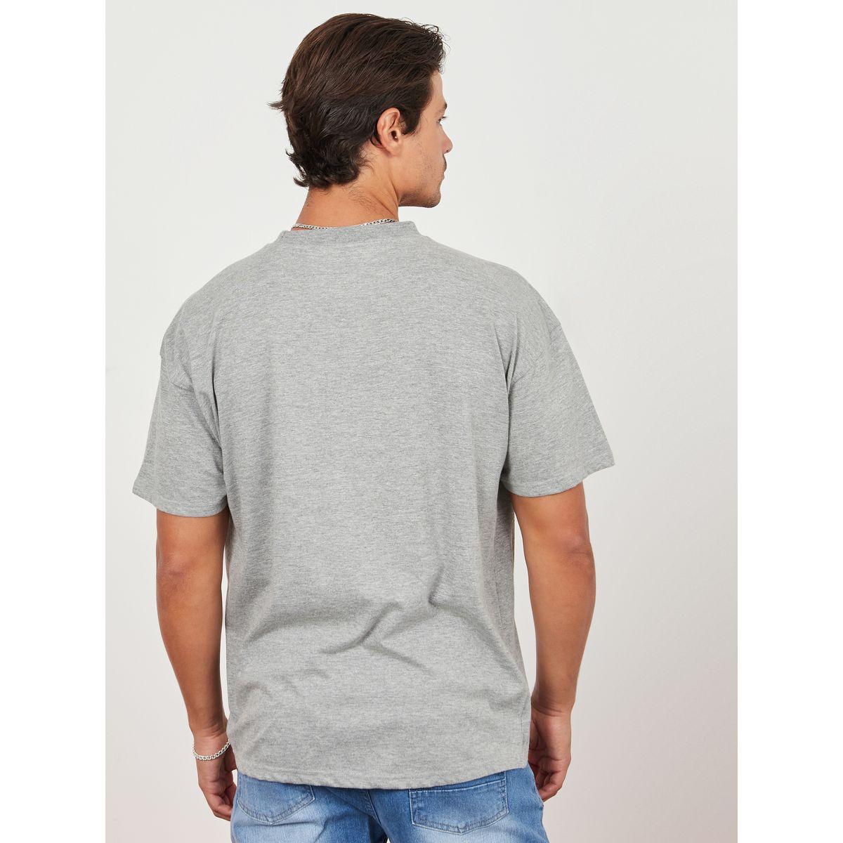 Styli Solid Crew Neck Oversized T-Shirt-men-clothing-tshirtsandpolos-tshirts-image-4