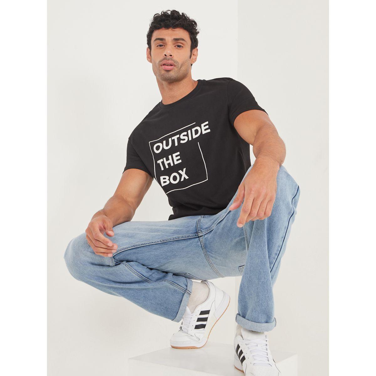 Styli Front Slogan Regular Fit T-Shirt-men-clothing-tshirtsandpolos-tshirts-image-1