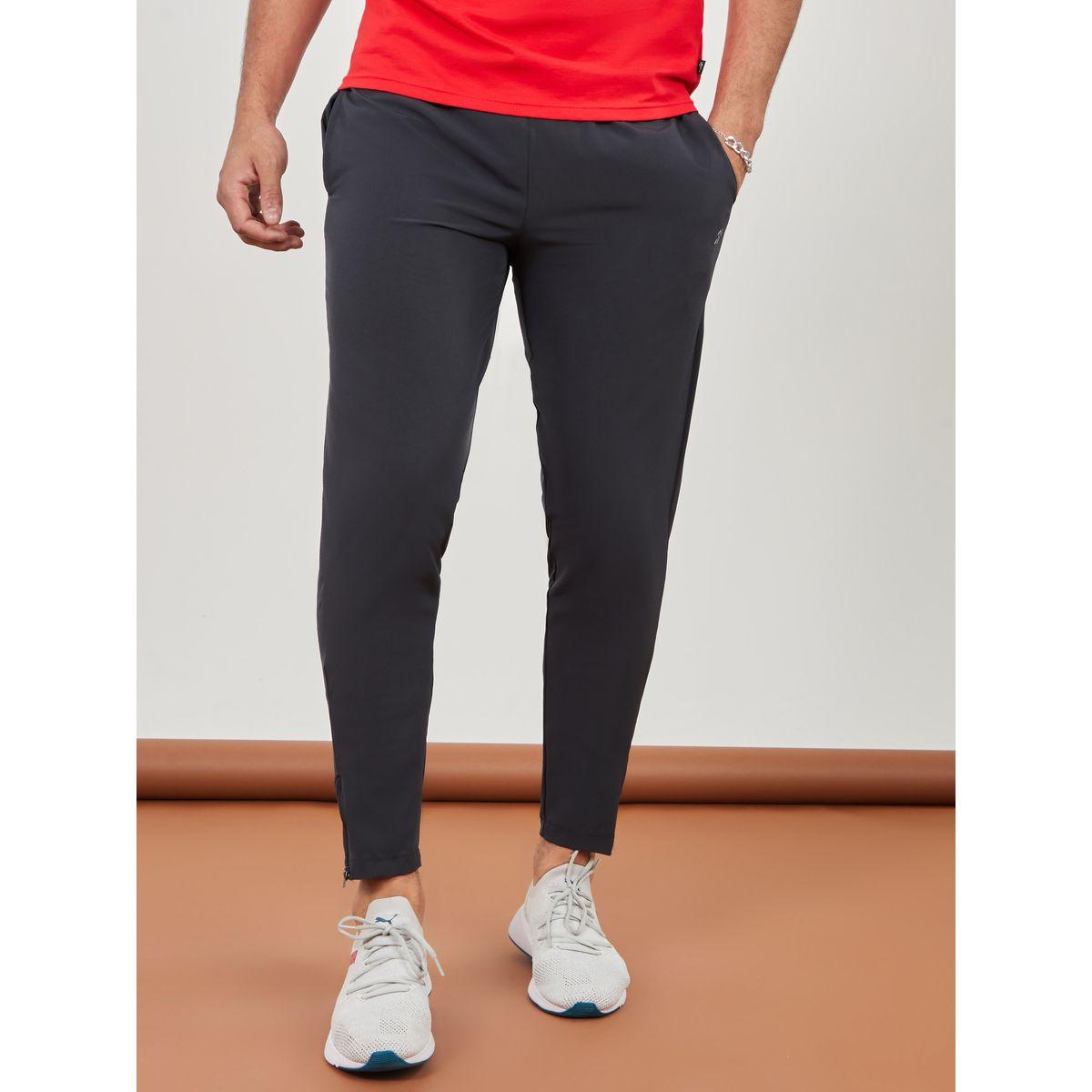 Styli Active Woven Running Track Pants with Zip Hem-men-clothing-sportswearandactivewear-bottoms-image-1