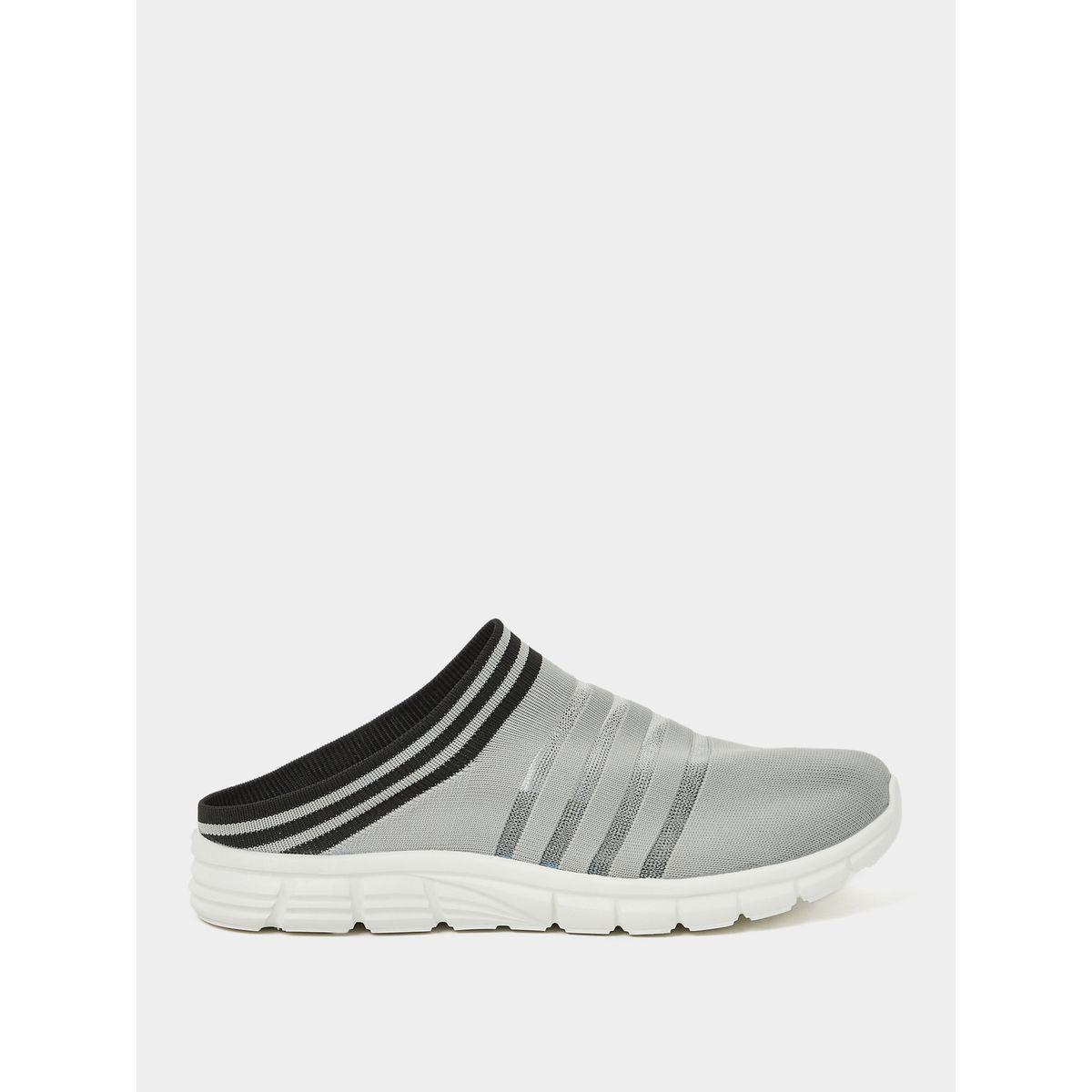 Styli Stripe Upper Detail Open Back Shoes-men-shoes-sneakers-image-1