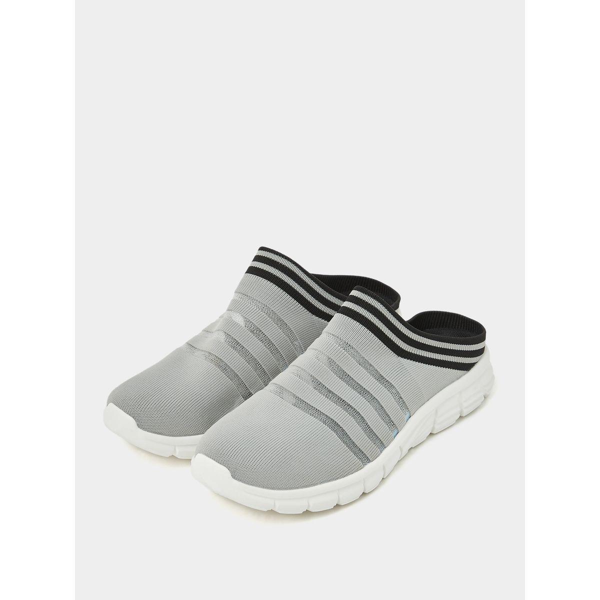Styli Stripe Upper Detail Open Back Shoes-men-shoes-sneakers-image-2
