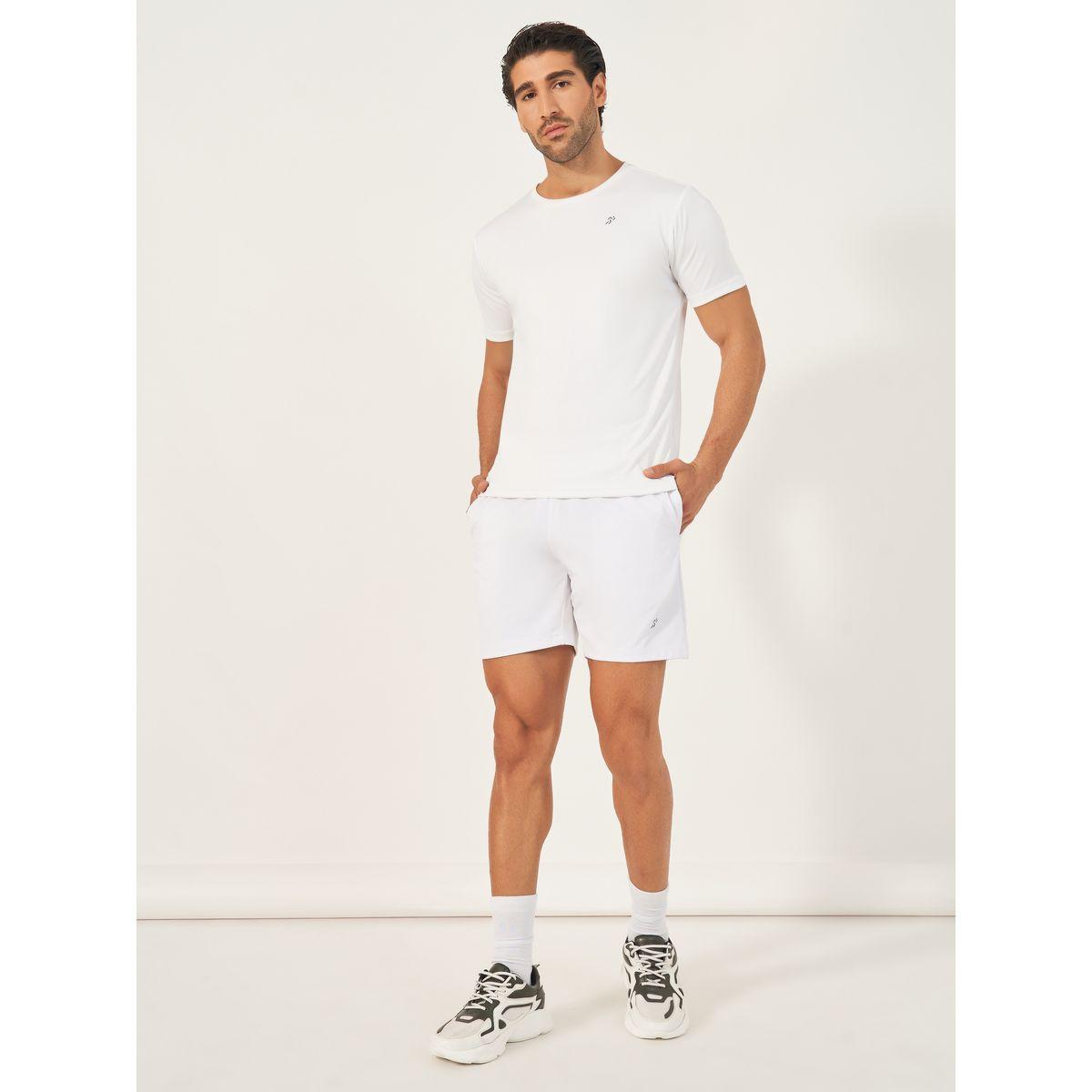 شورت تدريب محبوك بخصر مطاطي-men-clothing-sportswearandactivewear-bottoms-image-2