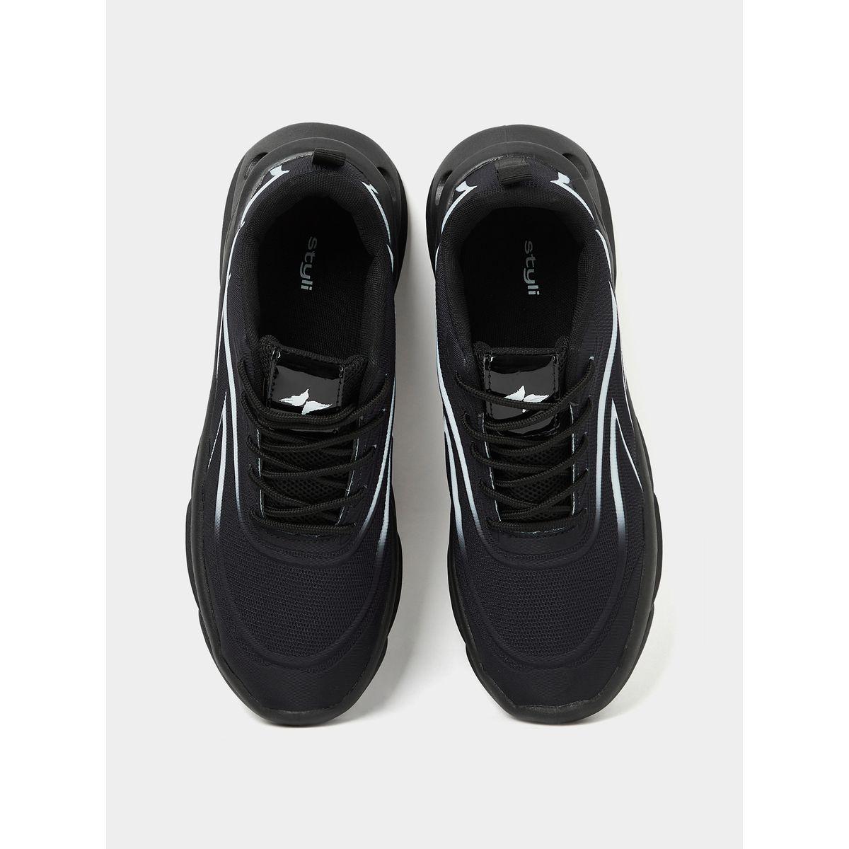 Styli Hollow Outsole Mesh Patterned Upper Sneakers-men-shoes-sneakers-image-5