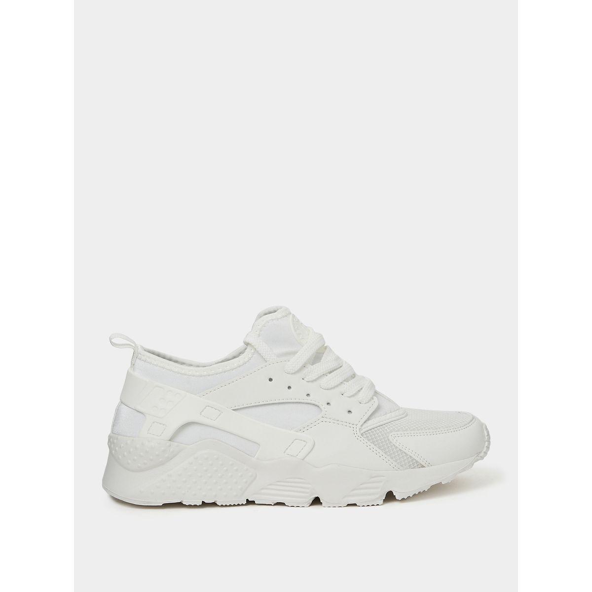 Styli Textured Chunky Sole Lace Up Sneakers with Pull Tab-men-shoes-sneakers-image-1