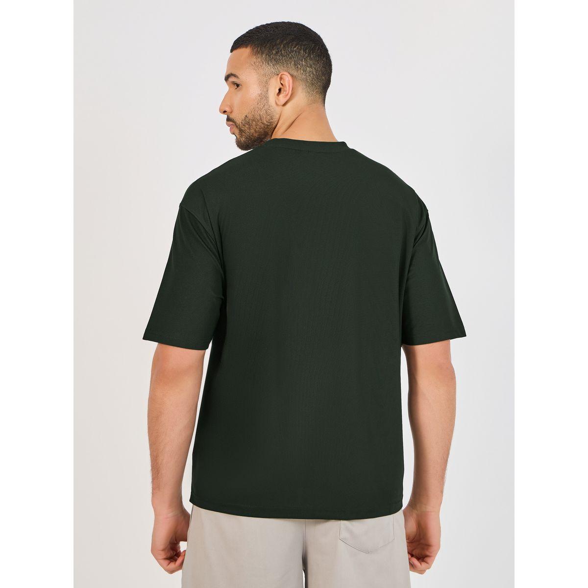 Styli Active Micro Pique Knit Oversized T-Shirt with Reflective Logo-men-clothing-sportswearandactivewear-tshirtsandpolos-image-5