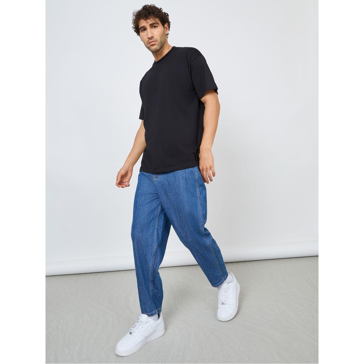 Styli Balloon Fit Jeans with Pockets-men-clothing-bottoms-jeans-image-2
