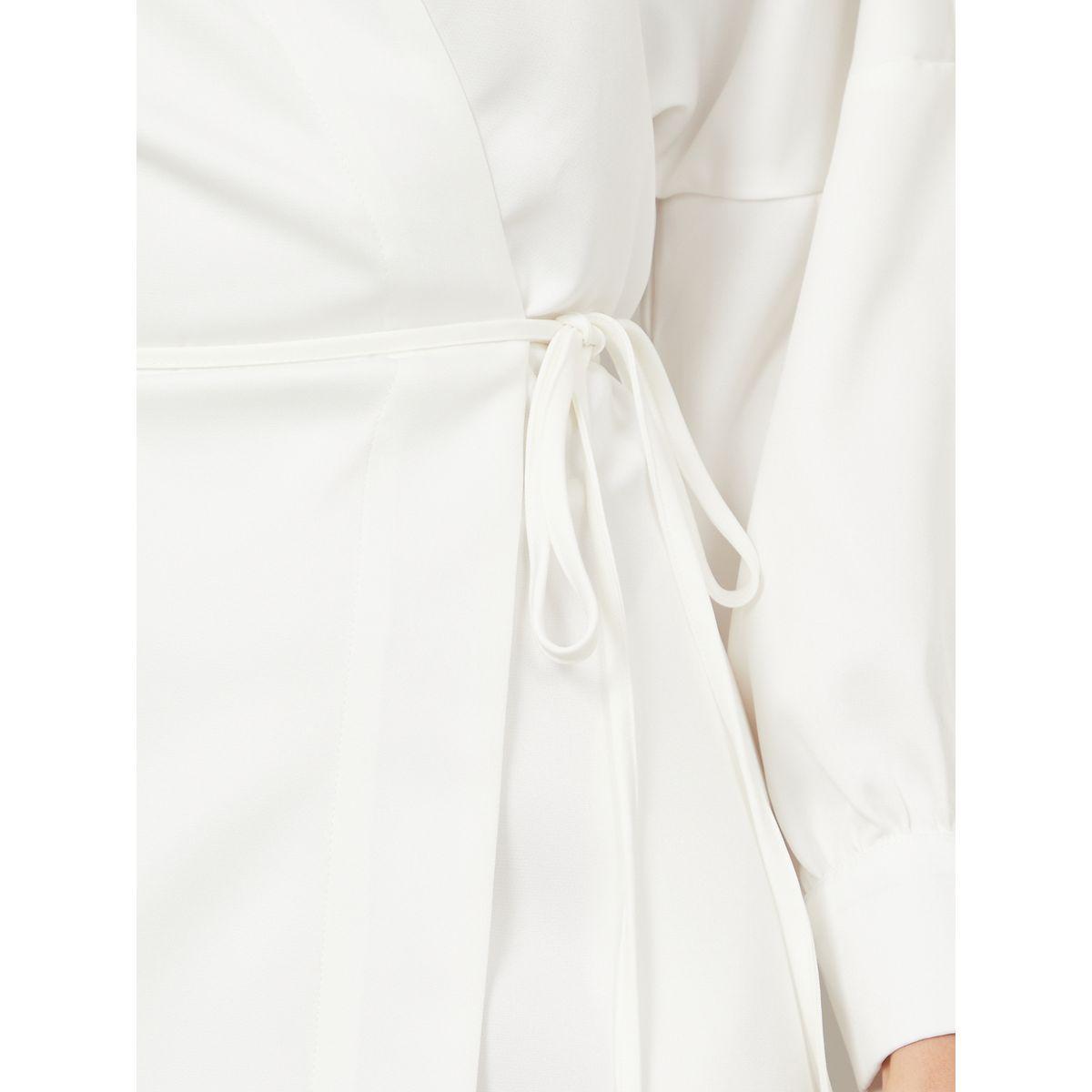 Styli Drop Shoulder Collared Wrap Midi Dress-women-clothing-dresses-image-3