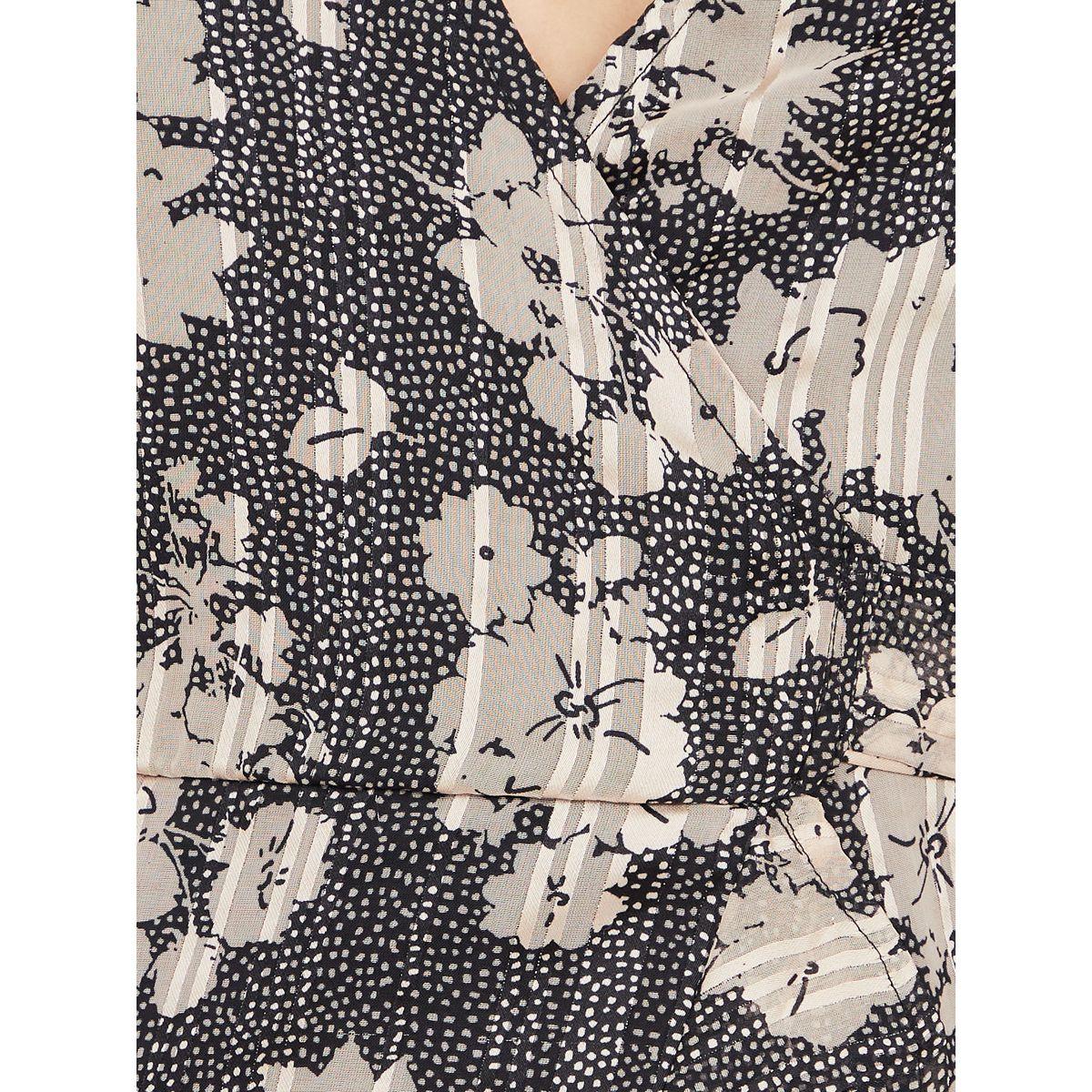 فستان ميدي بنمط لف وكشكش-women-clothing-dresses-image-3