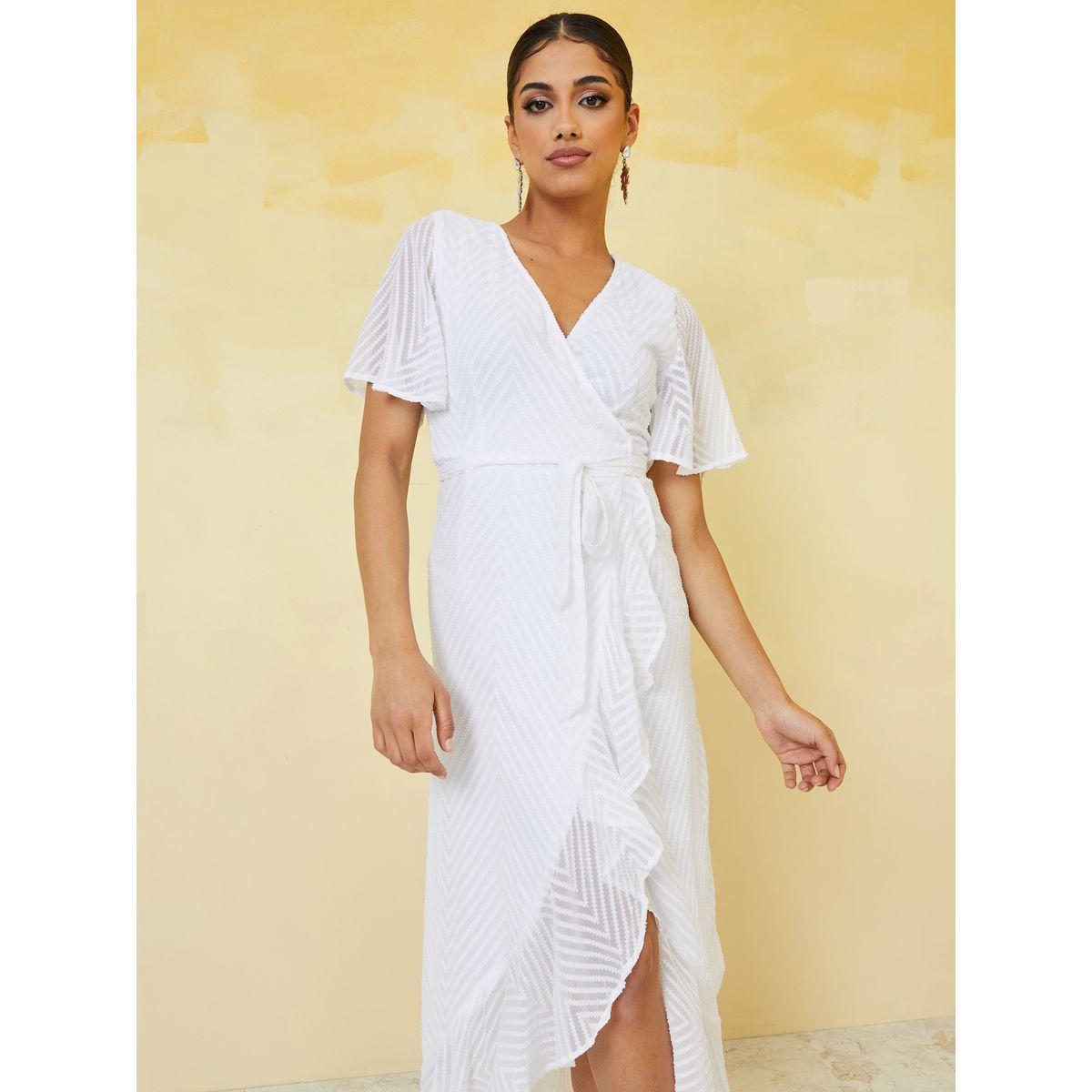 Styli Textured Dobby Wrap Maxi Dress-women-clothing-dresses-image-2