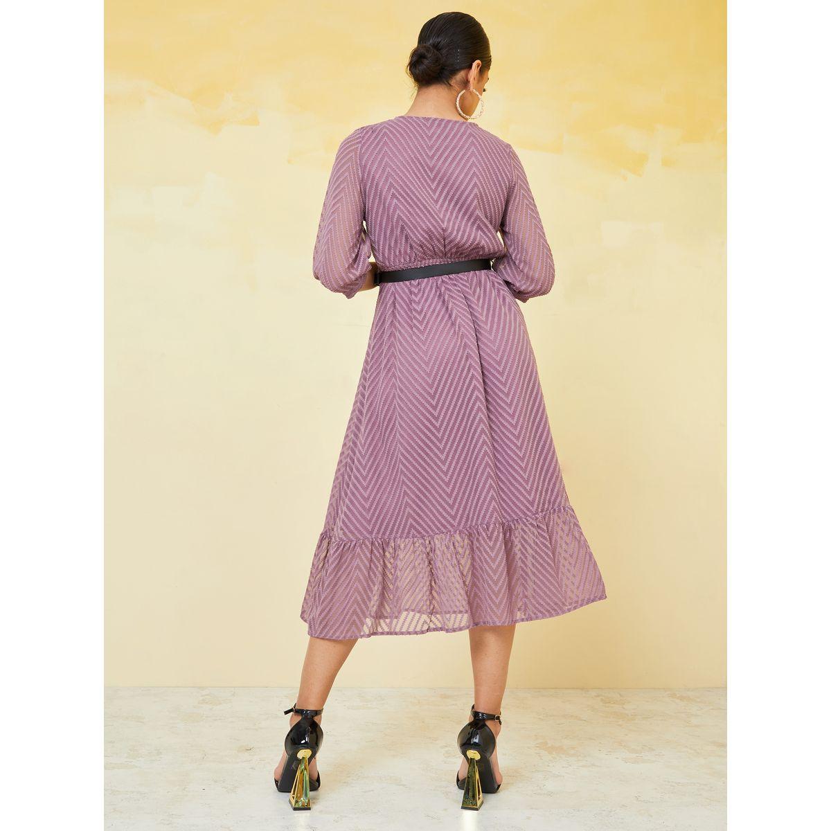 فستان ميدي بحزام خصر-women-clothing-dresses-image-4
