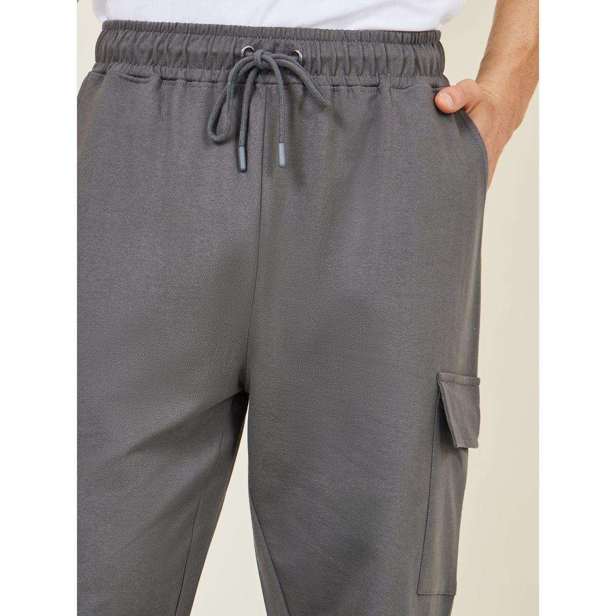 Styli Oversized Fit Drawcord Waistband Cargo Joggers-men-clothing-bottoms-joggers-image-3