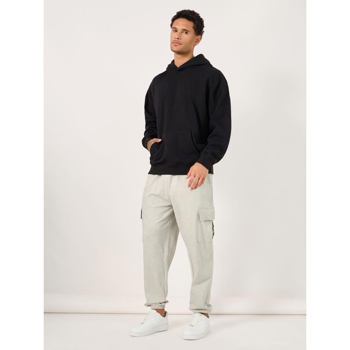 جوغر كارجو بقصة فضفاضة وحواف مطاطية-men-clothing-bottoms-joggers-image-2