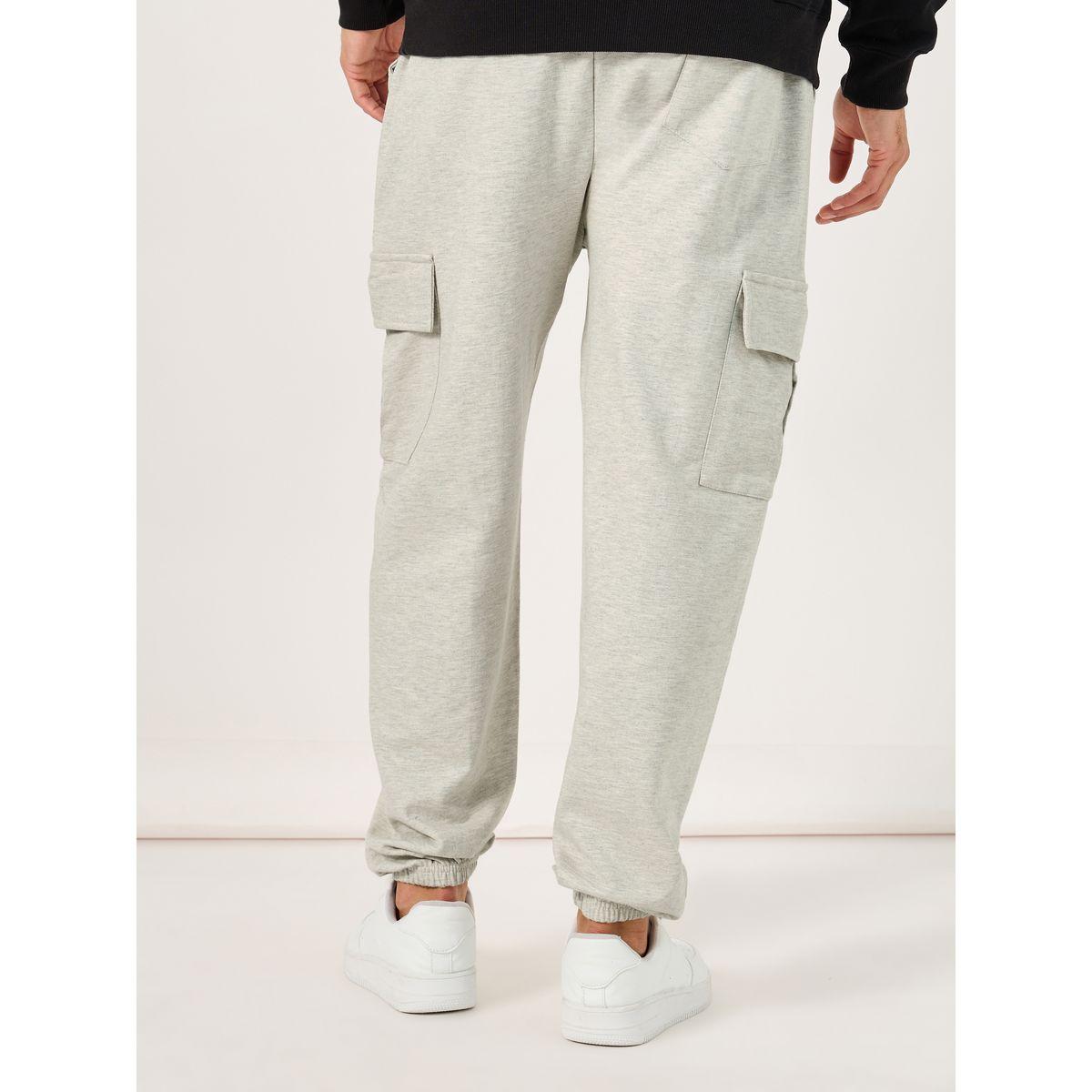Styli Oversized Fit Cargo Joggers with Elasticated Hem-men-clothing-bottoms-joggers-image-4