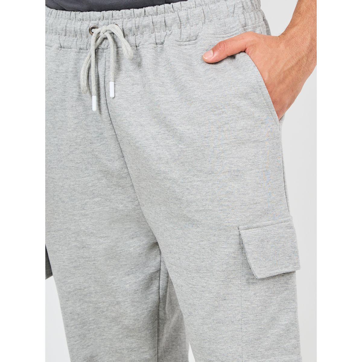 Styli Oversized Melange Cargo Cuff Jogger-men-clothing-bottoms-joggers-image-3