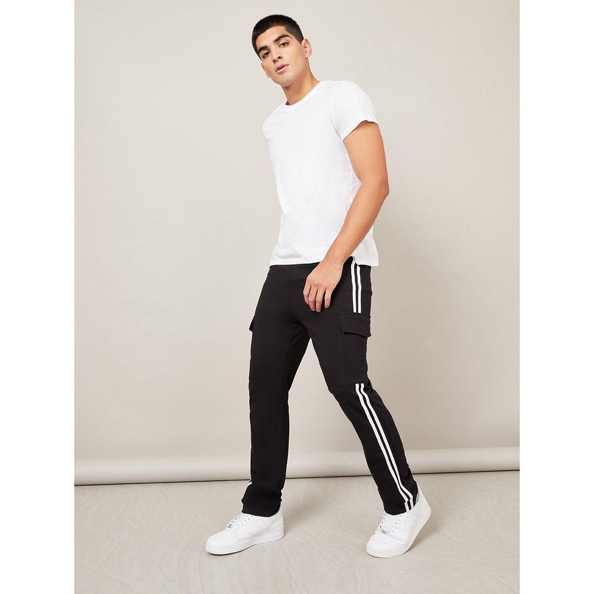 جوغر بنمط كارجو وشريط جانبي-men-clothing-bottoms-joggers-image-1