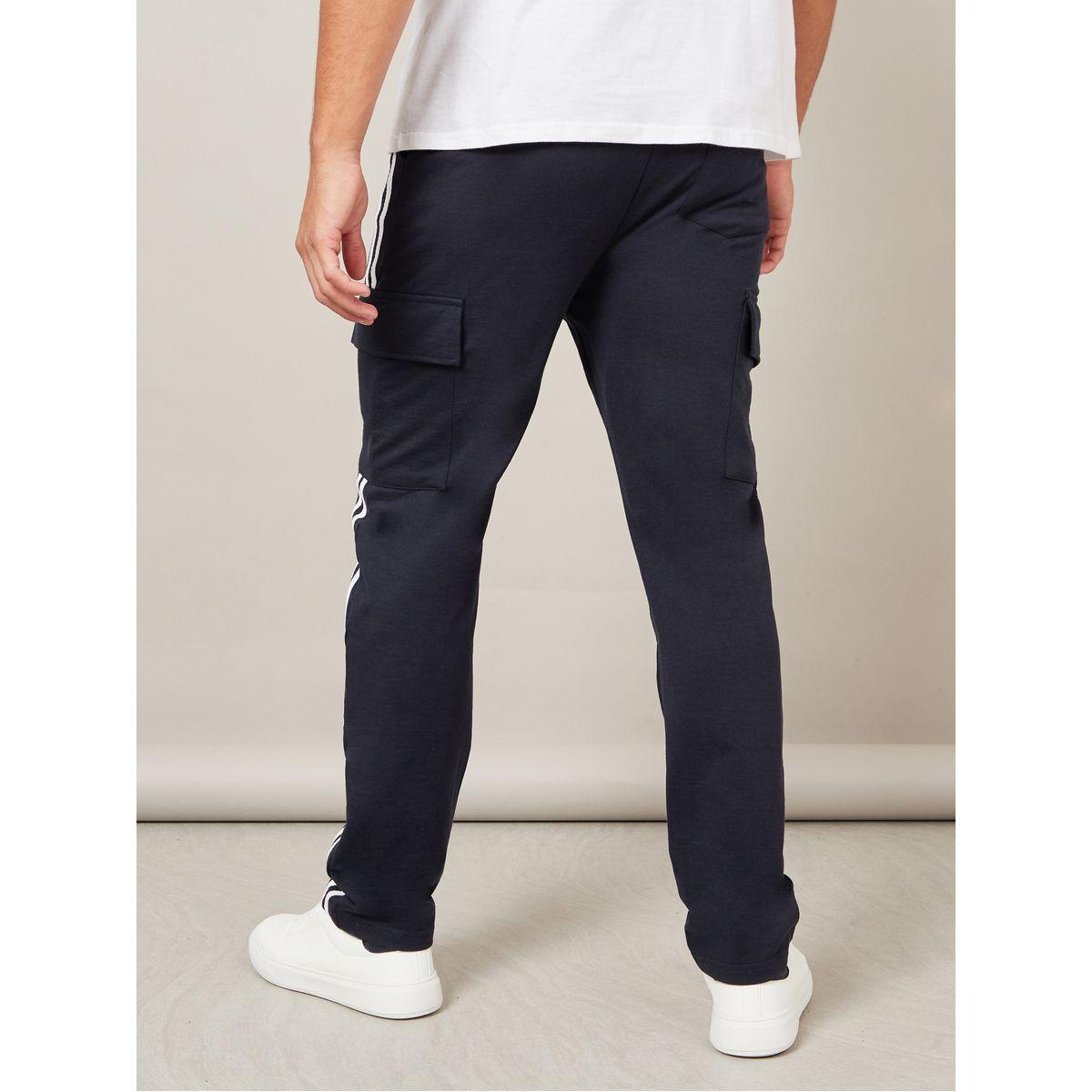 جوغر كارجو مزين بشريط جانبي-men-clothing-bottoms-joggers-image-4