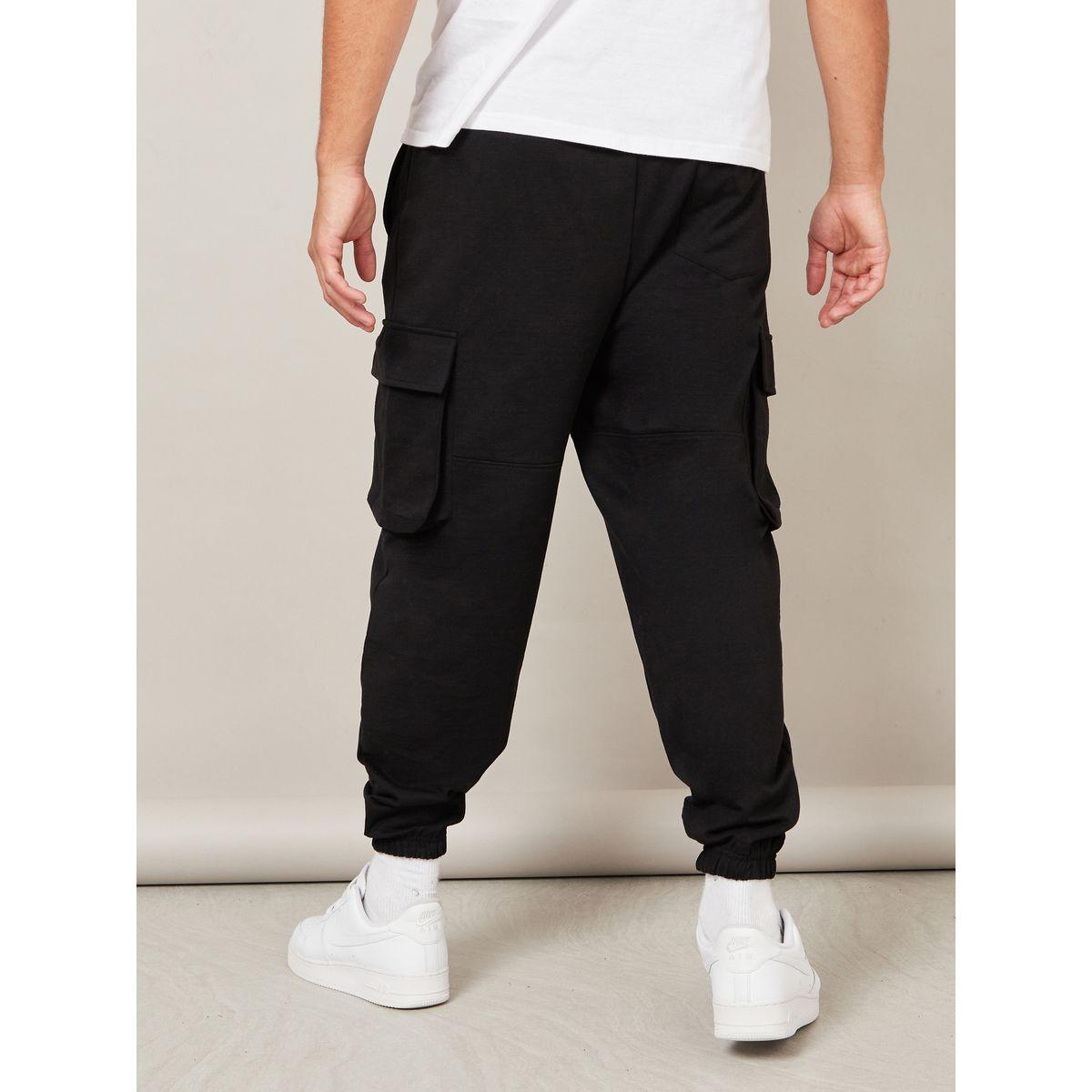 Styli Oversized Cut and Sew Detail Cargo Joggers-men-clothing-bottoms-joggers-image-4