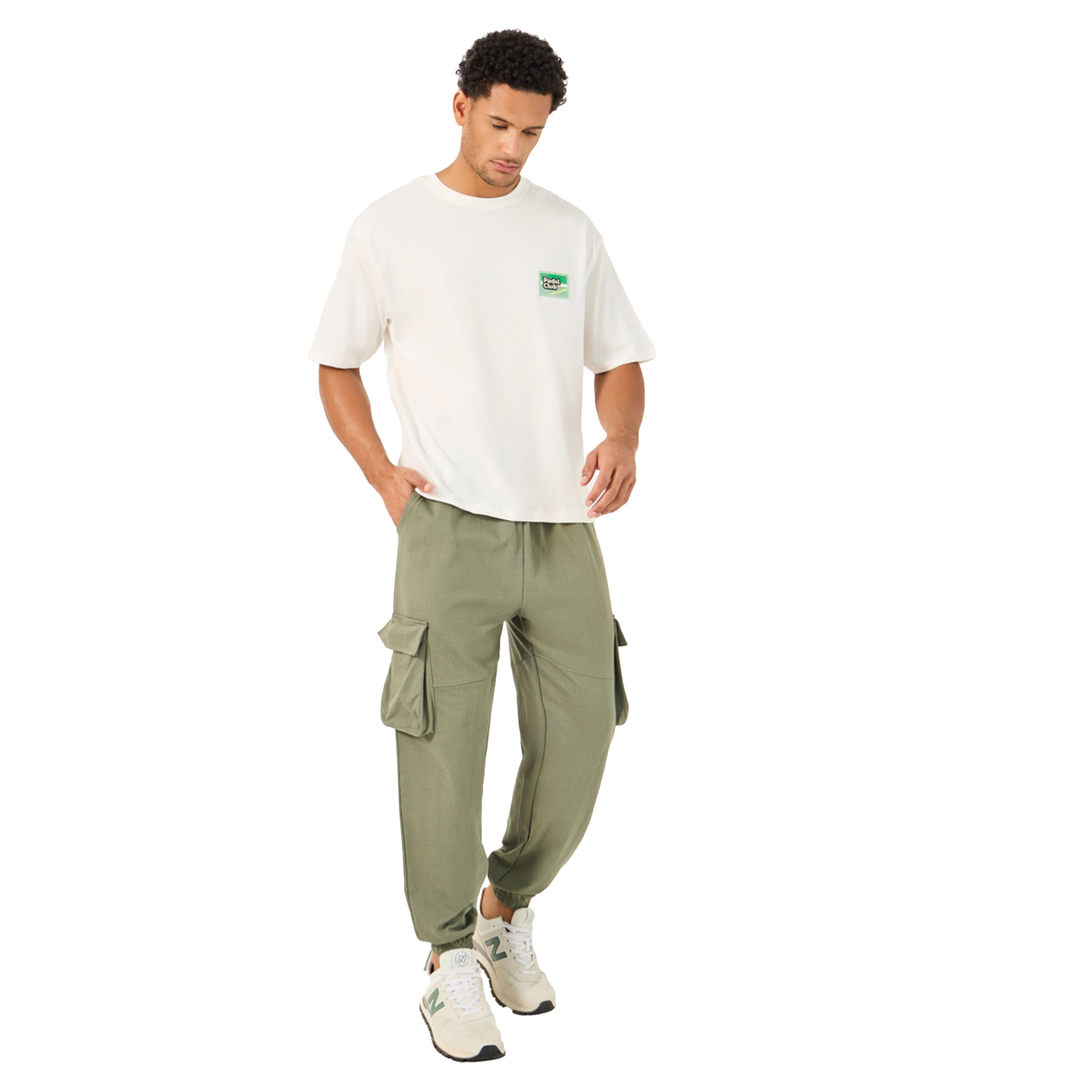 Styli Oversized Cut and Sew Detail Cargo Joggers-men-clothing-bottoms-joggers-image-2