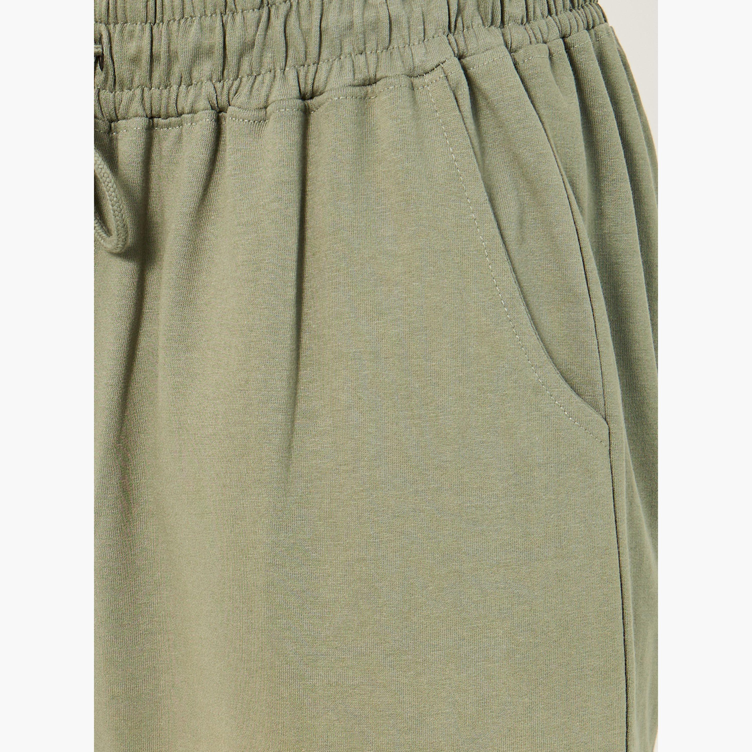 Styli Oversized Cut and Sew Detail Cargo Joggers-men-clothing-bottoms-joggers-image-3