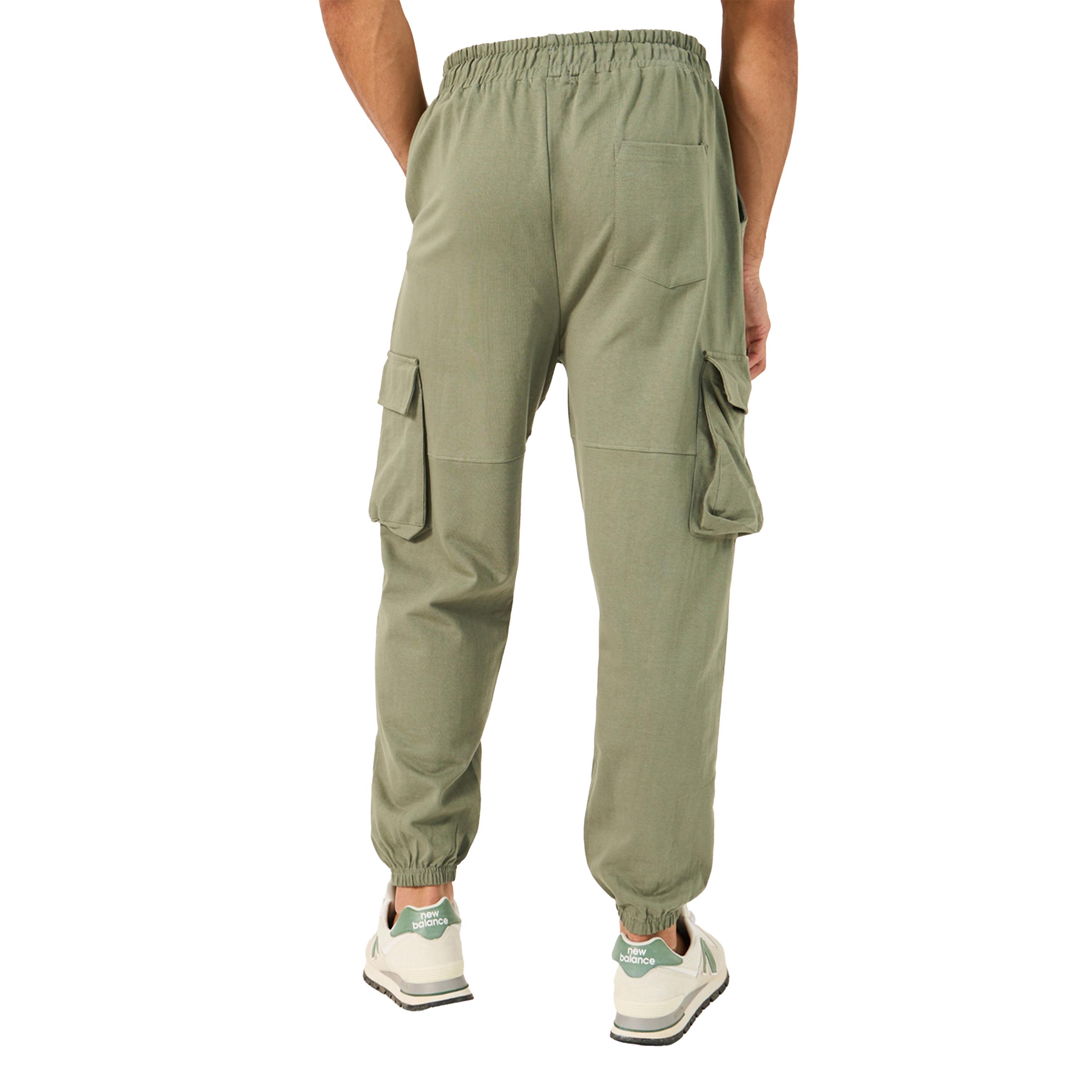 Styli Oversized Cut and Sew Detail Cargo Joggers-men-clothing-bottoms-joggers-image-4