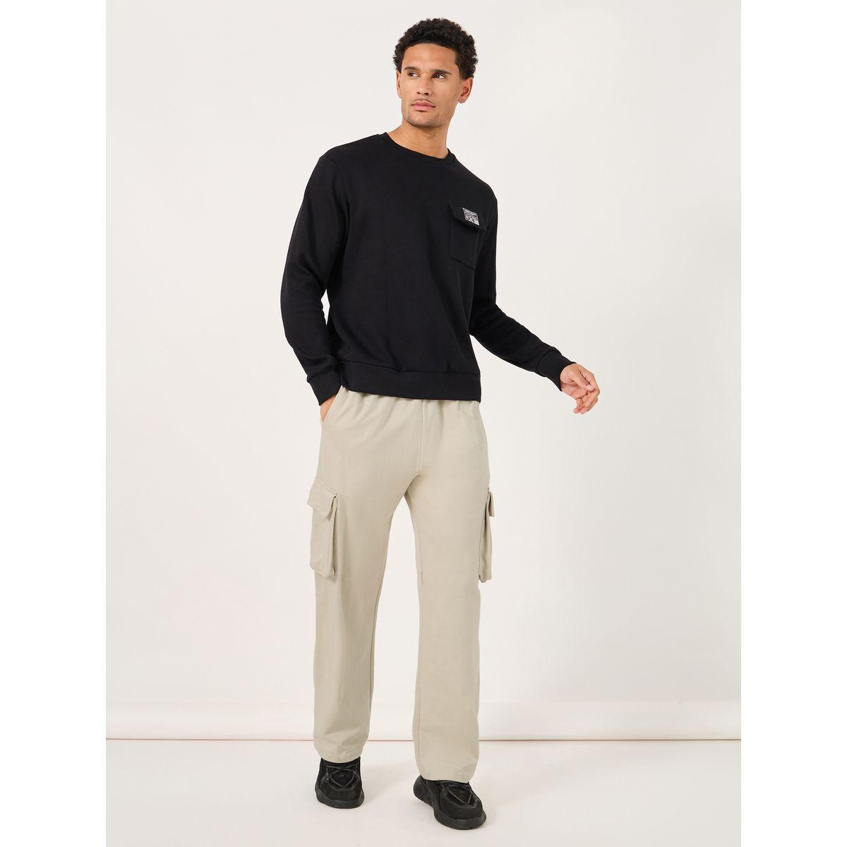 بنطال كارجو فضفاض بأرجل مستقيمة-men-clothing-bottoms-joggers-image-2