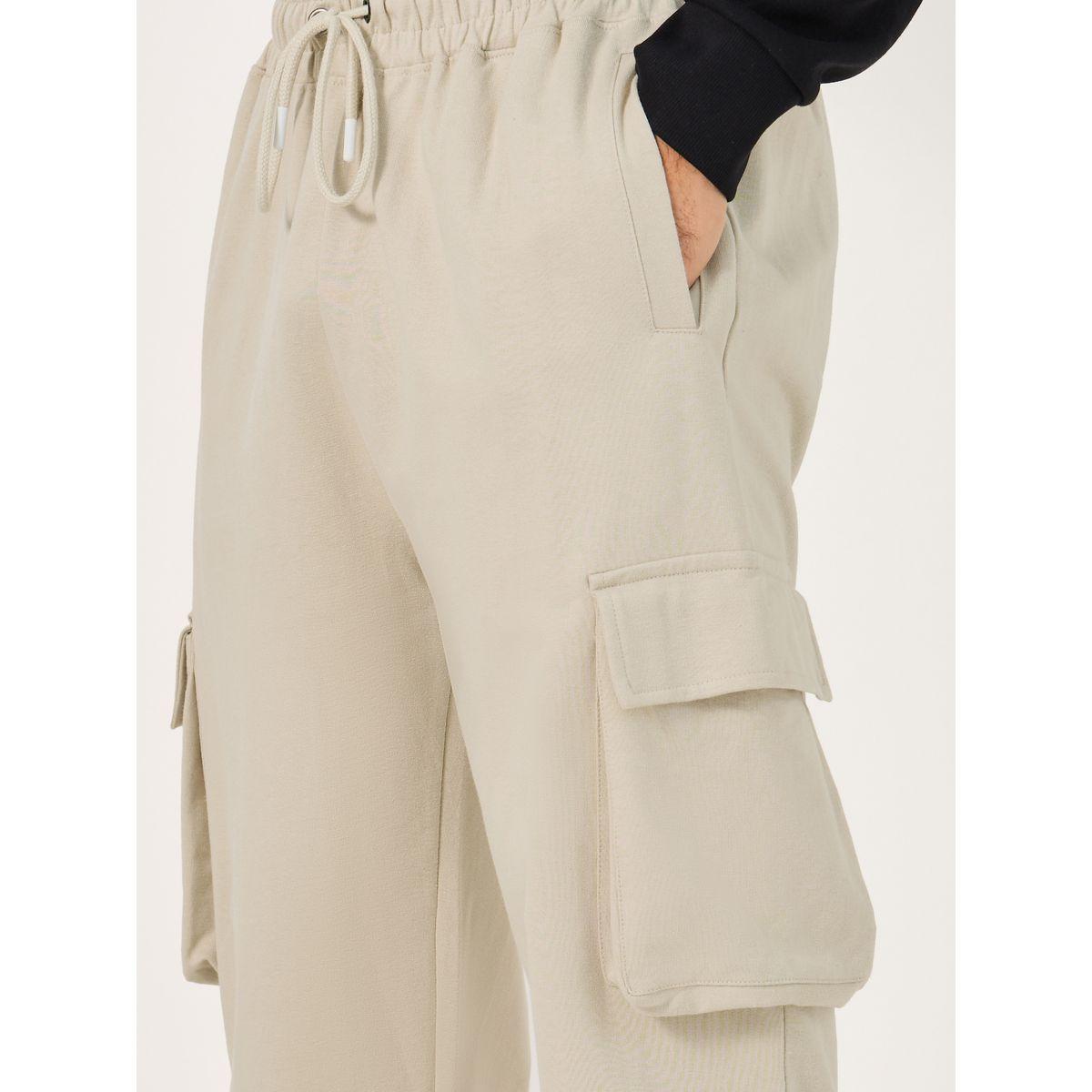 بنطال كارجو فضفاض بأرجل مستقيمة-men-clothing-bottoms-joggers-image-4