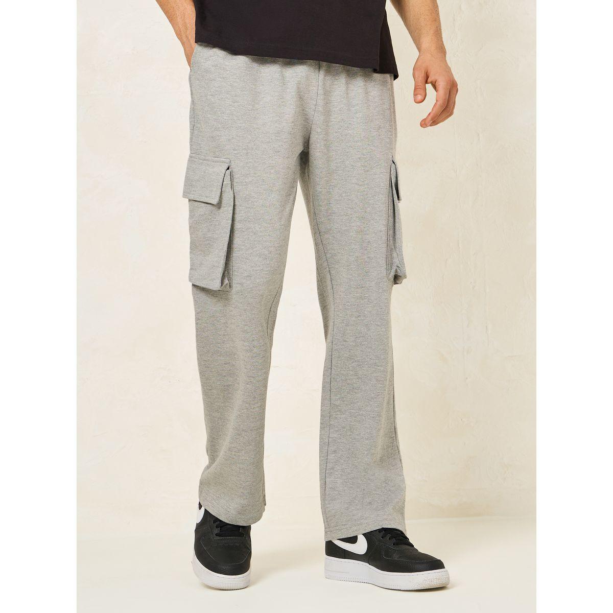 Styli Oversized Straight Leg Jogger with Cargo Pockets-men-clothing-bottoms-joggers-image-1