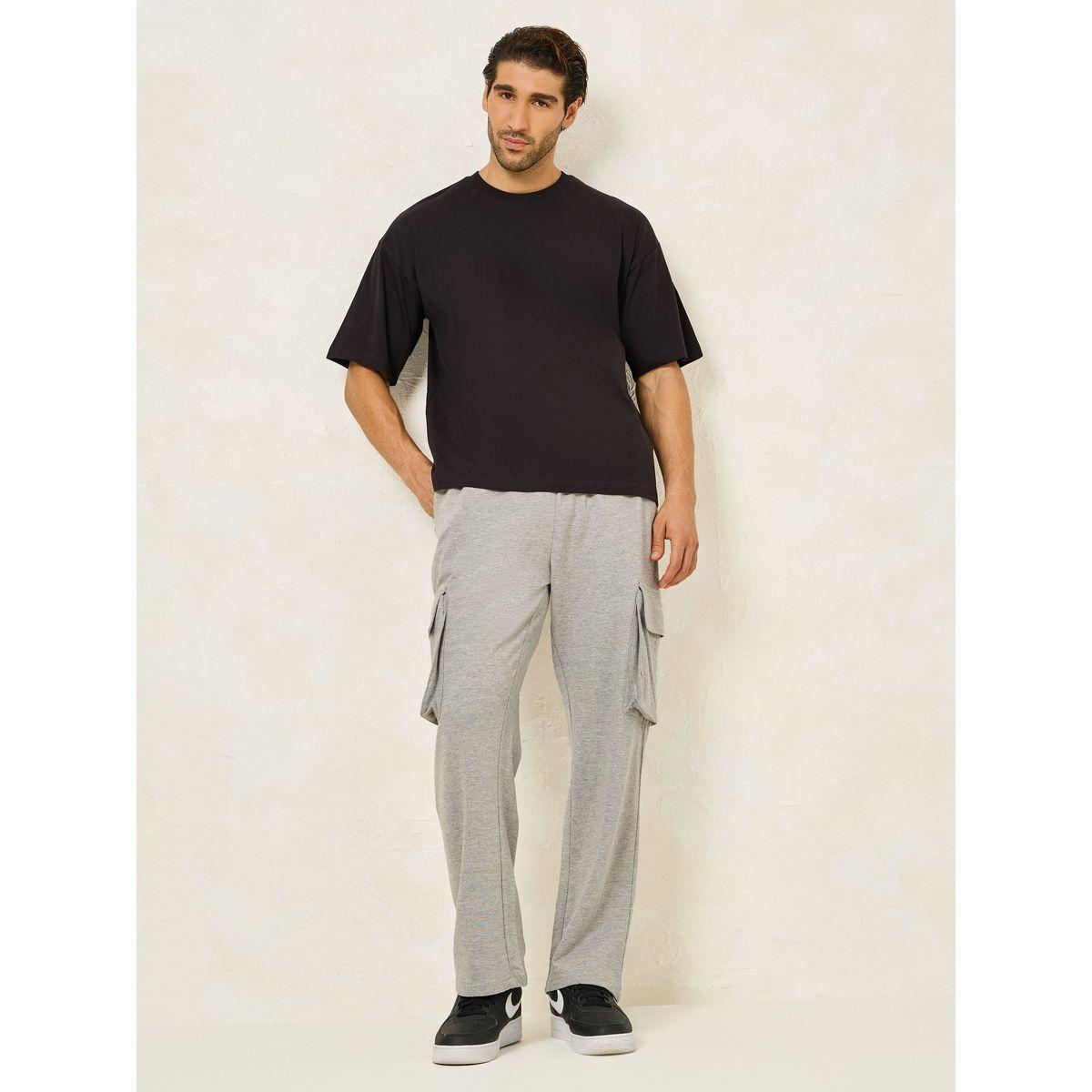 جوغر فضفاض بارجل مستقيمة وجيوب كارجو-men-clothing-bottoms-joggers-image-2